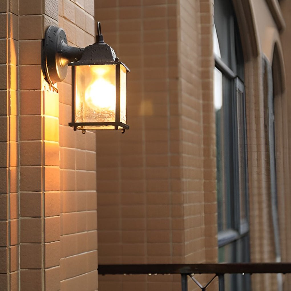 Square Glass Wall Light, main view, Tianguang Select