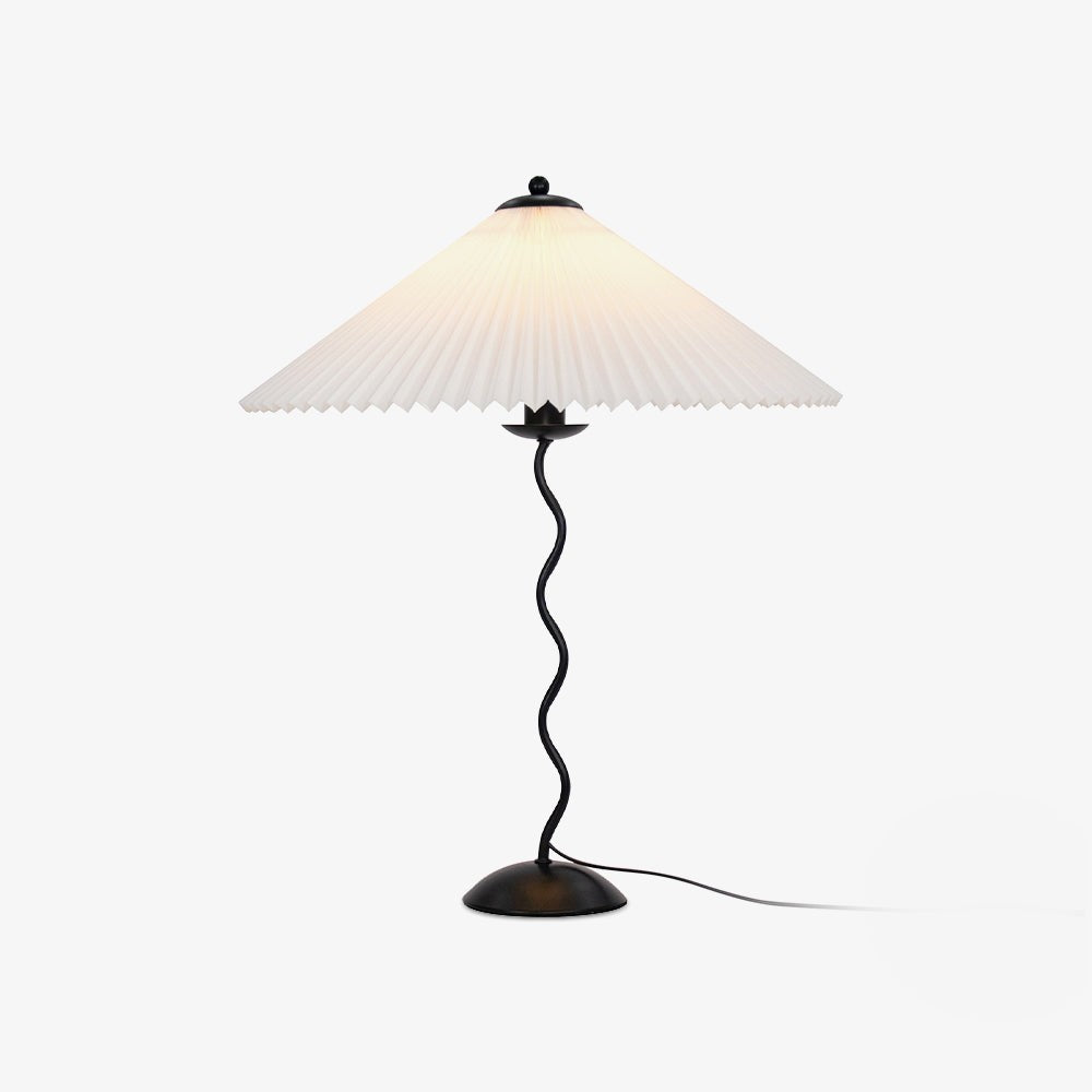Squiggle Pleated Table Lamp