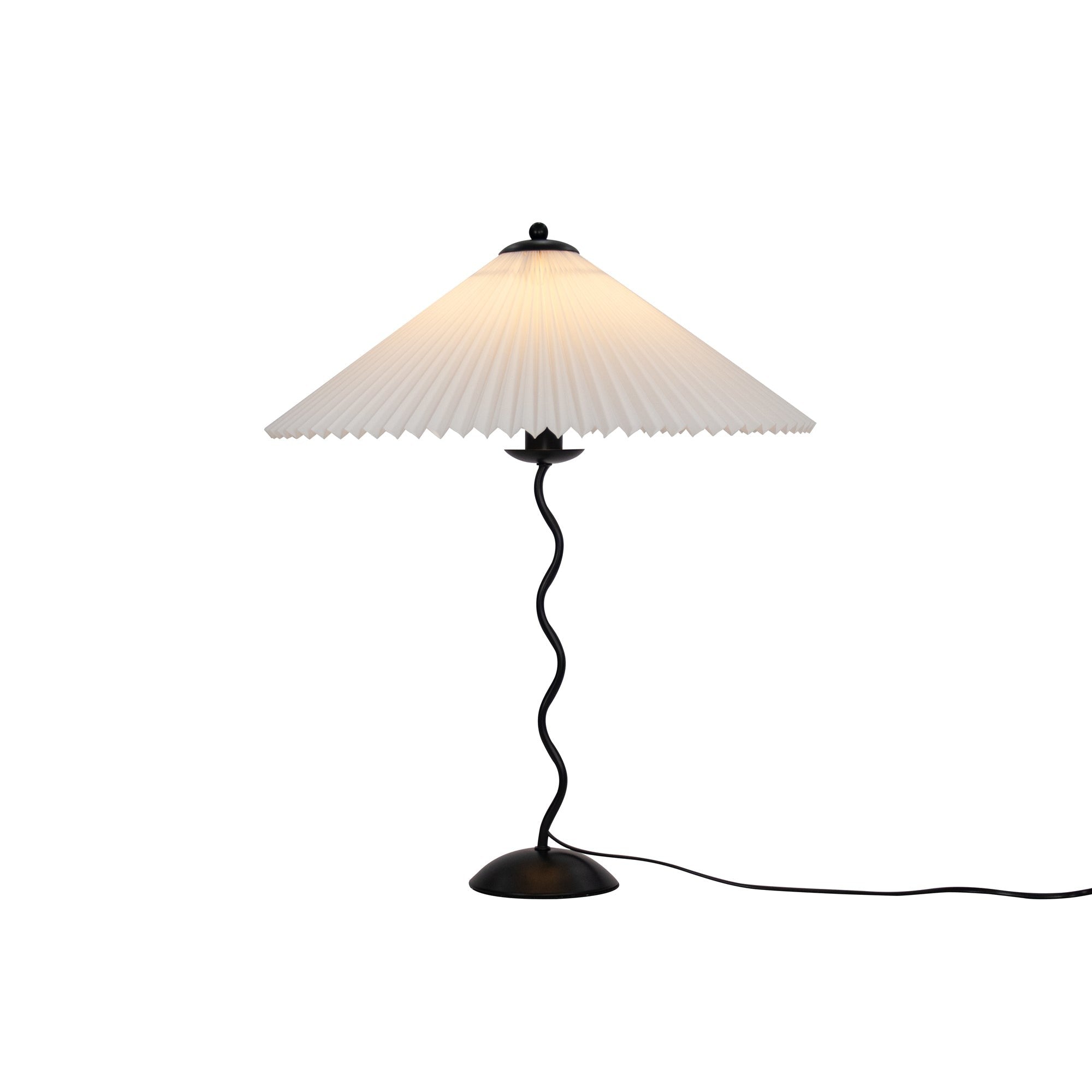 Squiggle Pleated Table Lamp