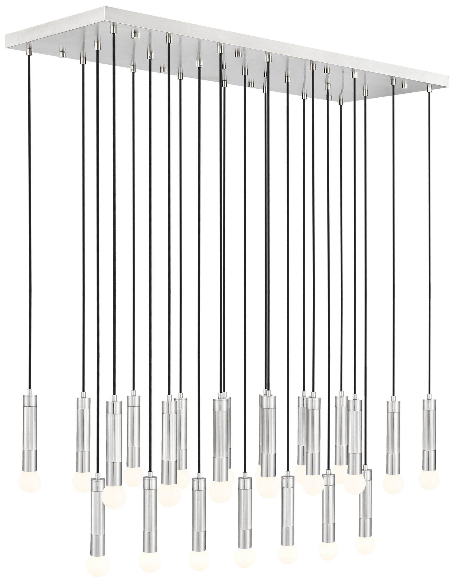 Stari Brushed Nickel 23-Light Linear Pendant