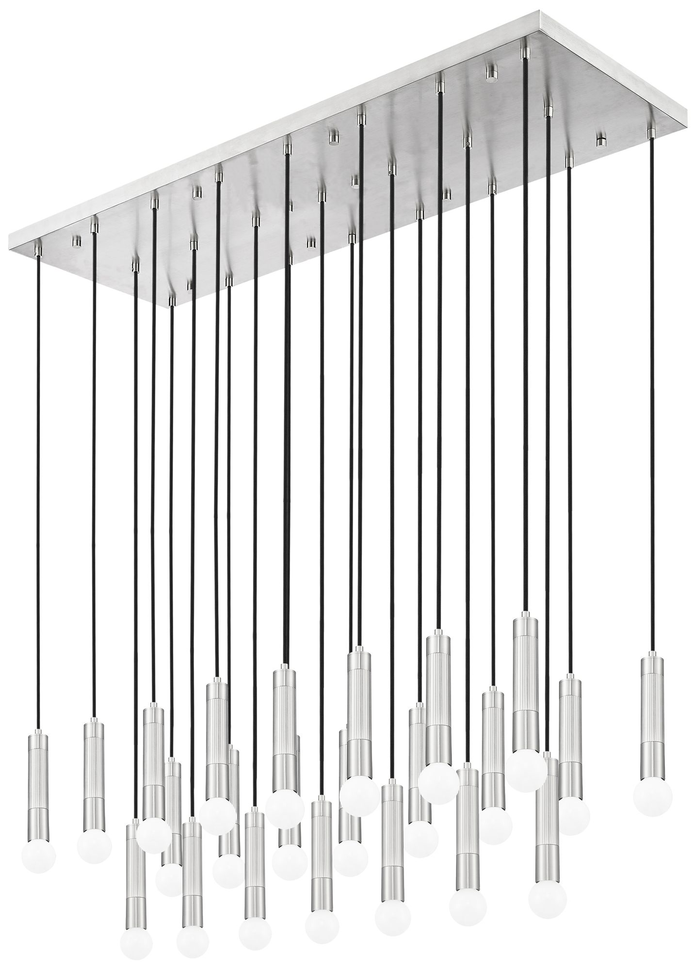 Stari Brushed Nickel 23-Light Linear Pendant