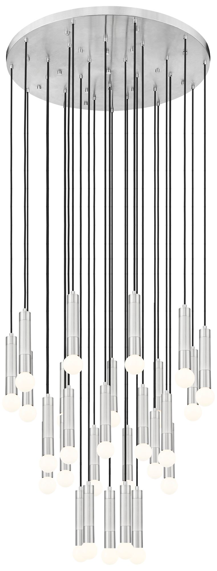 Stari Brushed Nickel 27-Light Chandelier