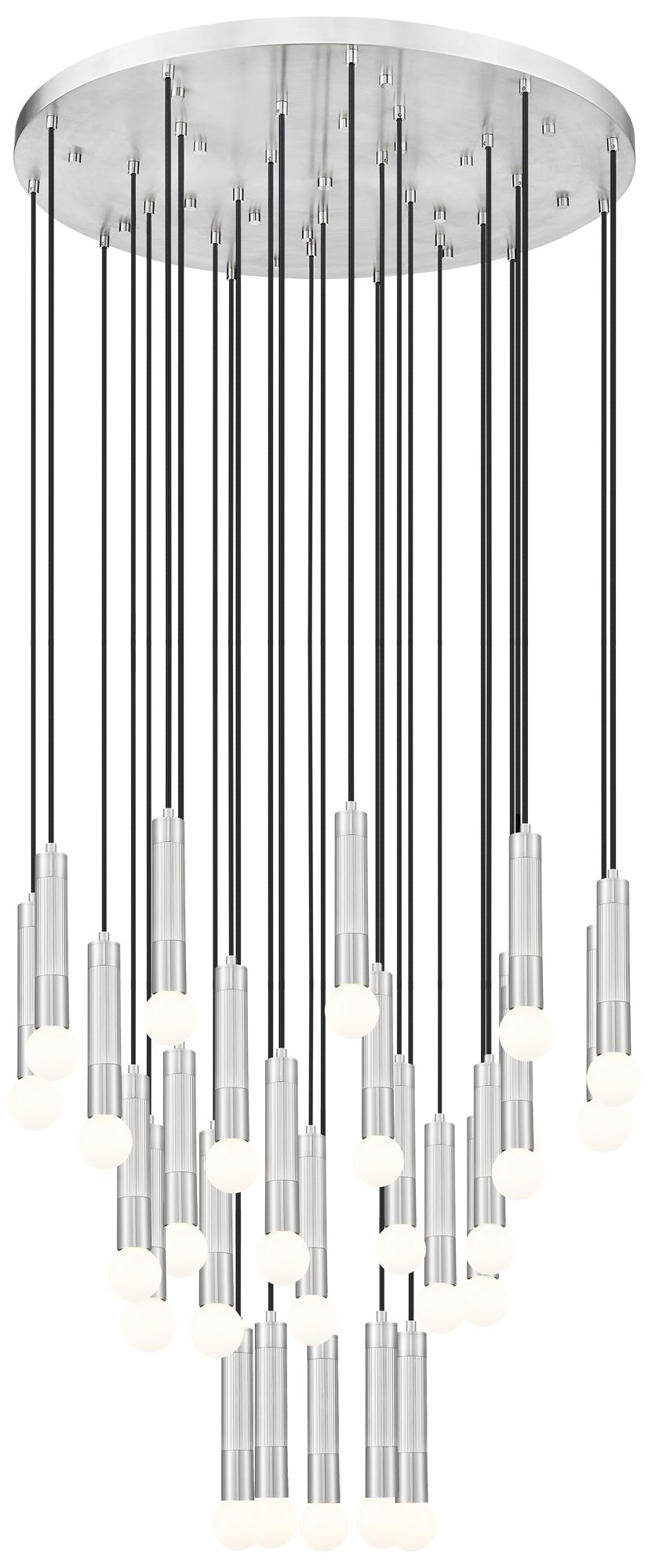 Stari Brushed Nickel 27-Light Chandelier