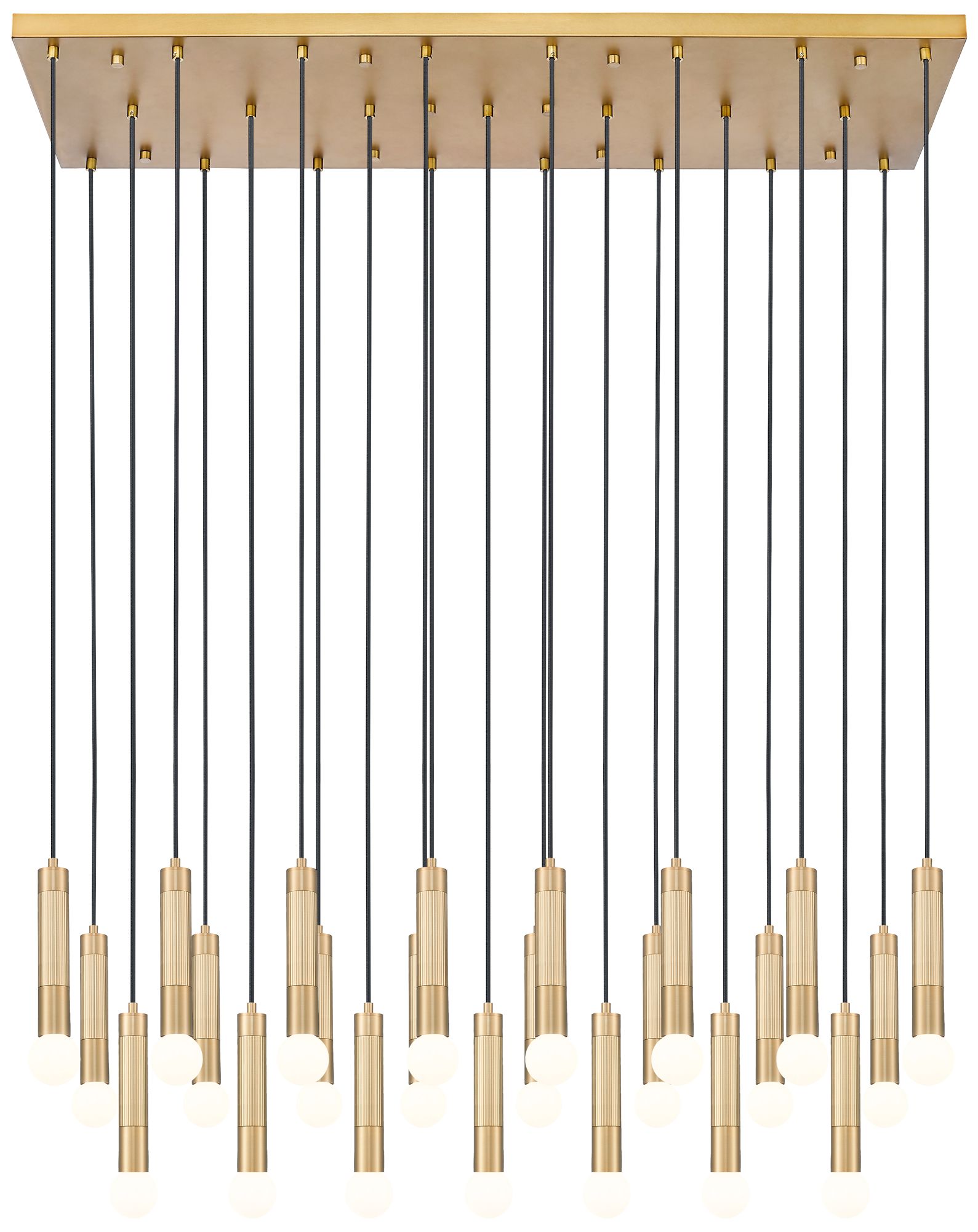 Stari Modern Gold 23-Light Linear Chandelier