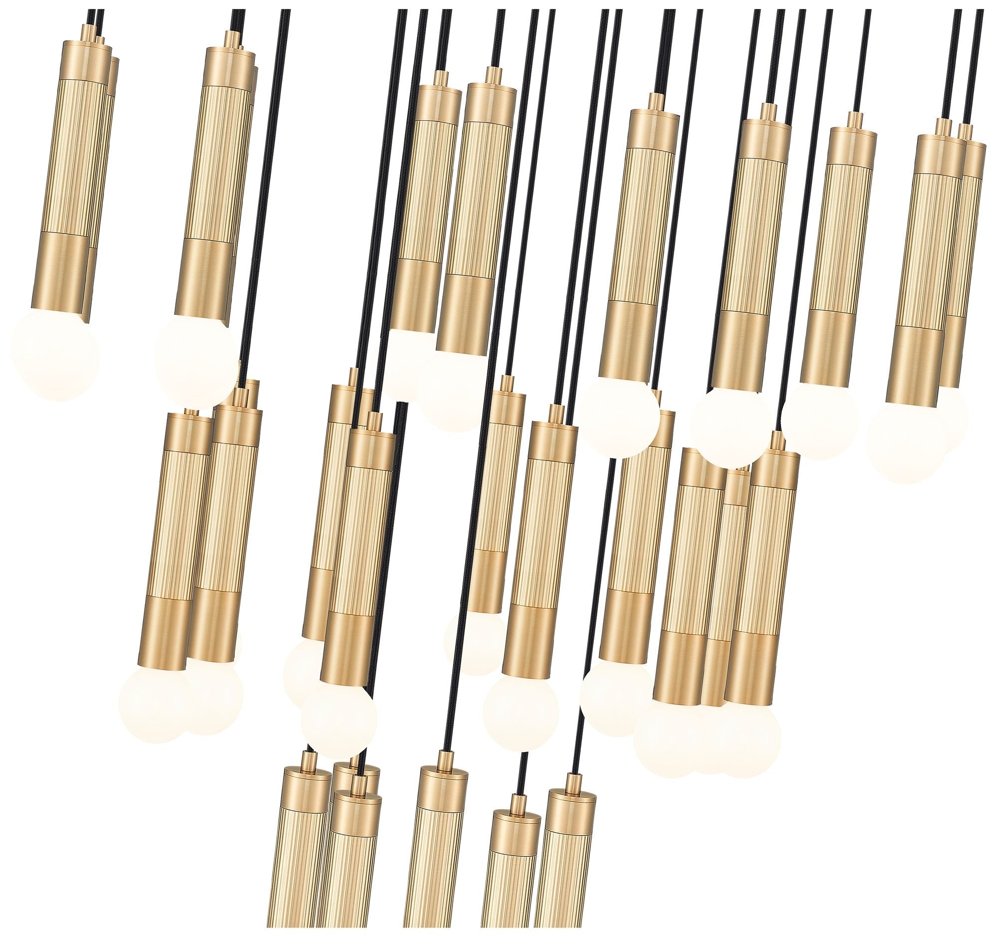 Stari Modern Gold 27-Light Chandelier