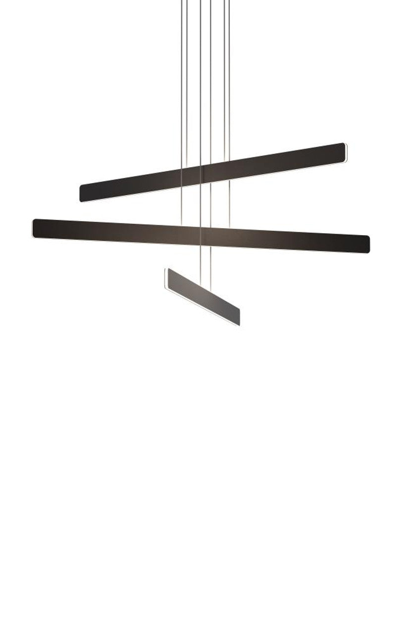 Royyo Pendant, 19-Light, Circular, LED, Matte Black, Matte Black Canopy, 22"W (RYP-C19-SW-MTB 407UELE)