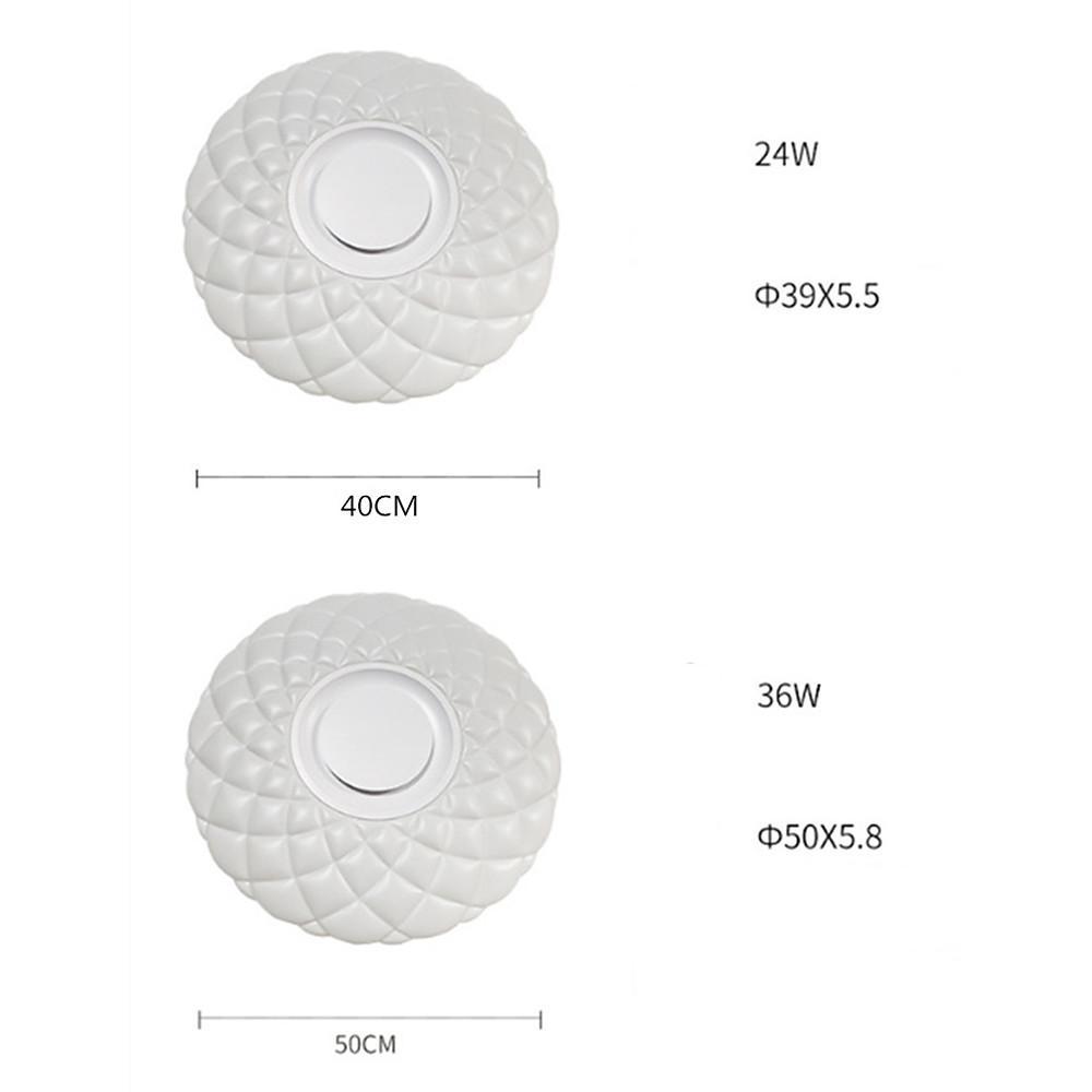 Metal Acrylic Flush Mount Ceiling Light Dimmable Unique