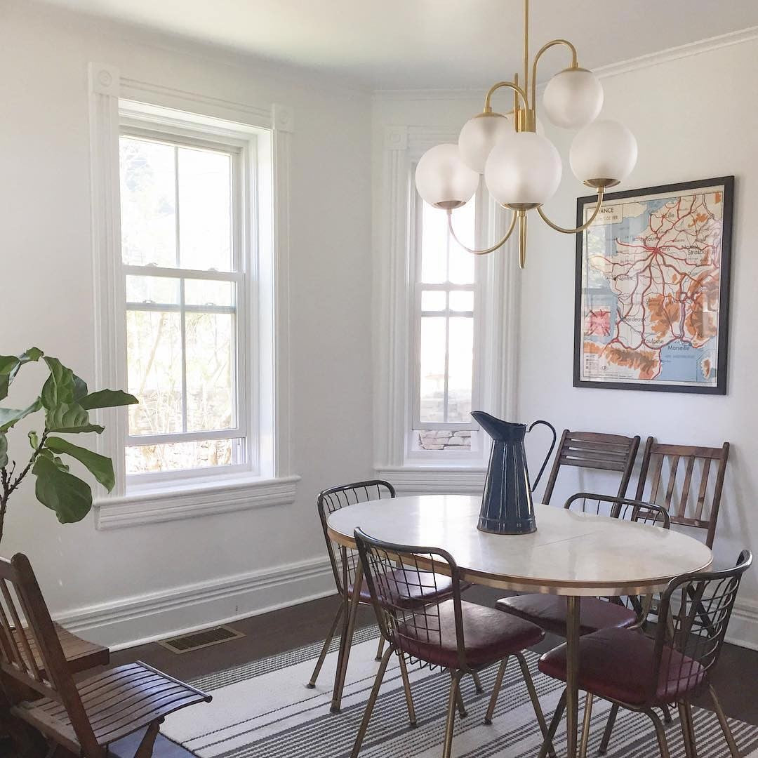 Swan Curve Glass Chandelier