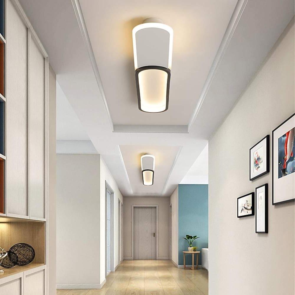 2 Rectangle Flush Mount Ceiling Light Minimalist LED