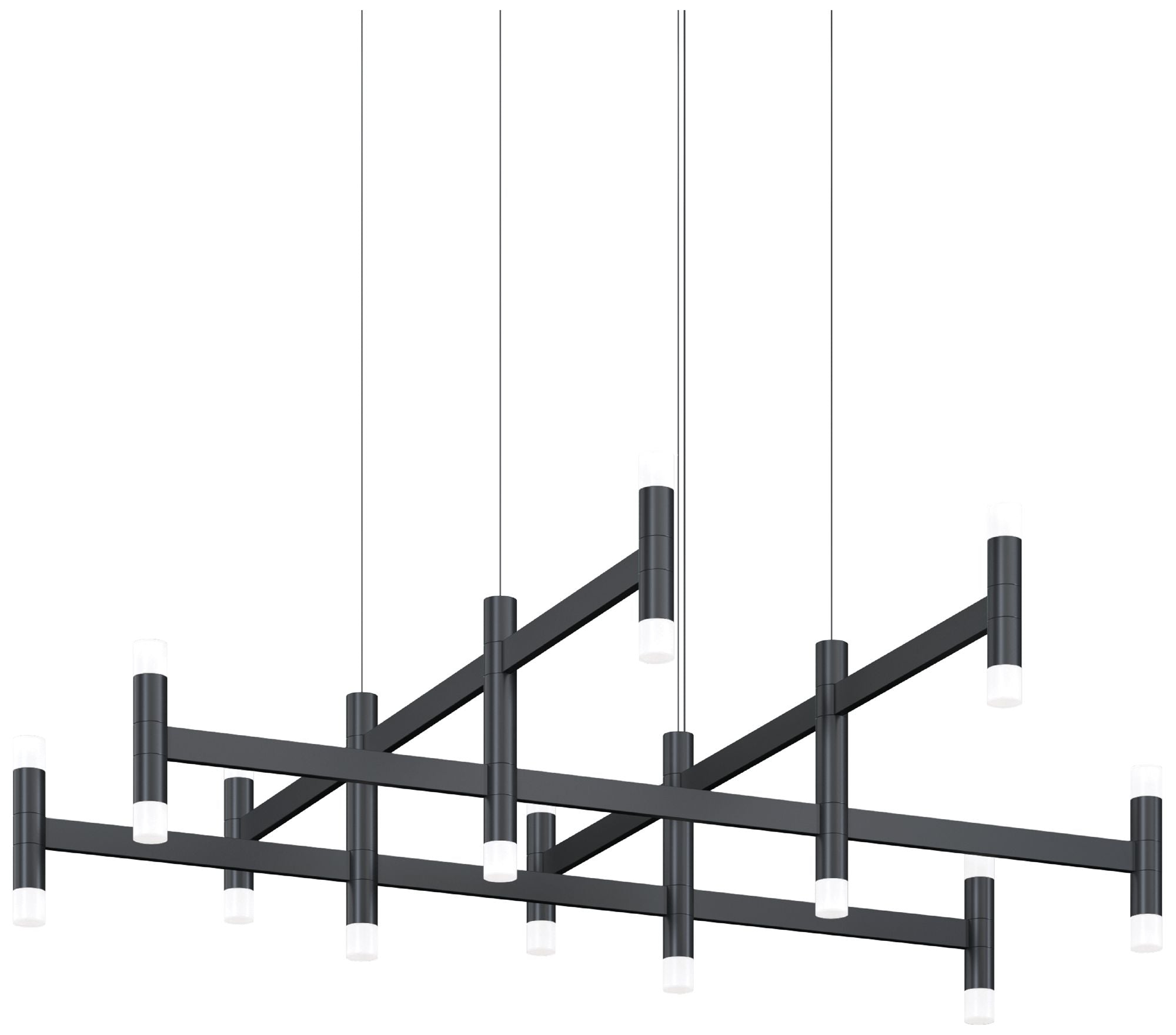 Systema Staccato Square 4x4 with 20 ft Chandelier