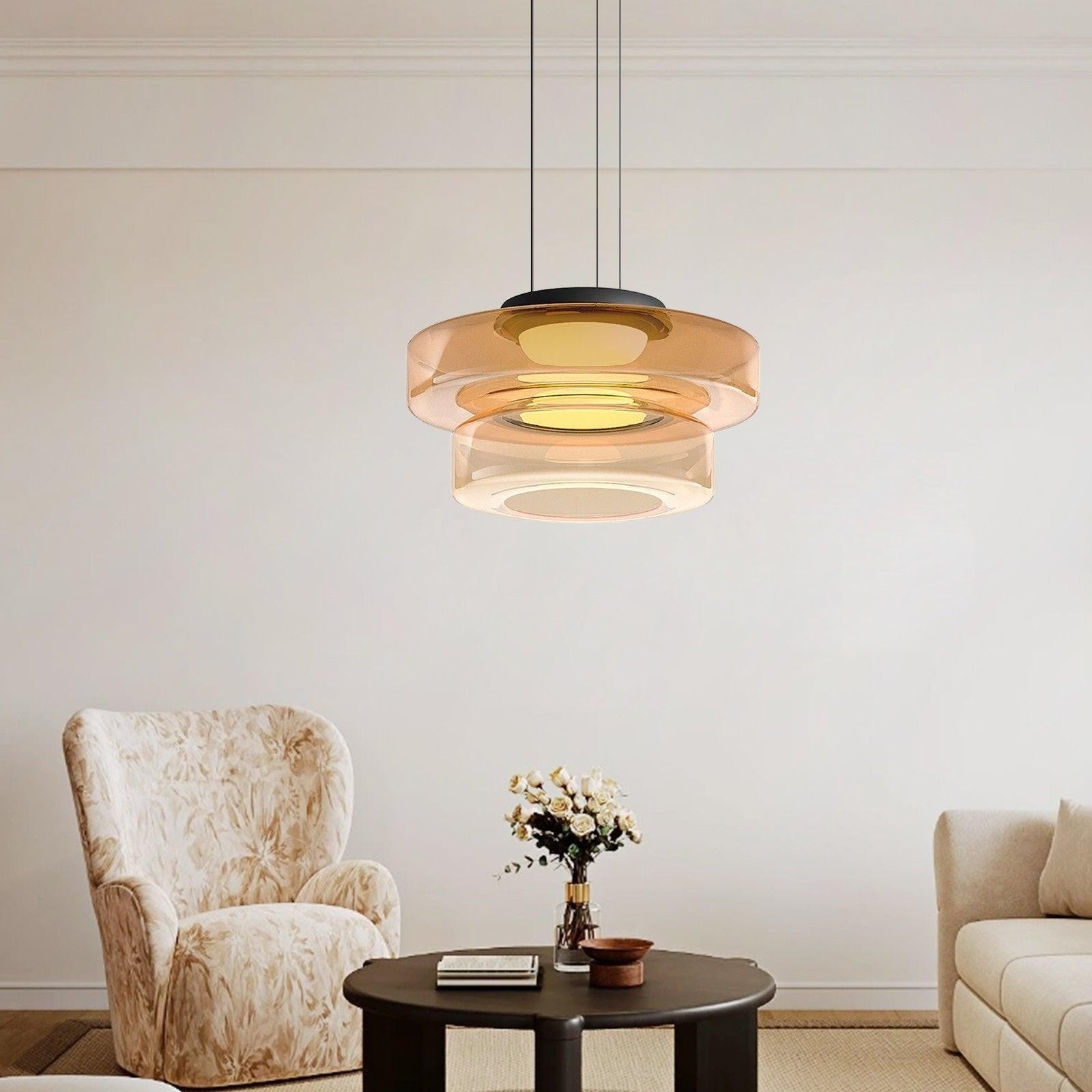 Tiered Aura Pendant Light