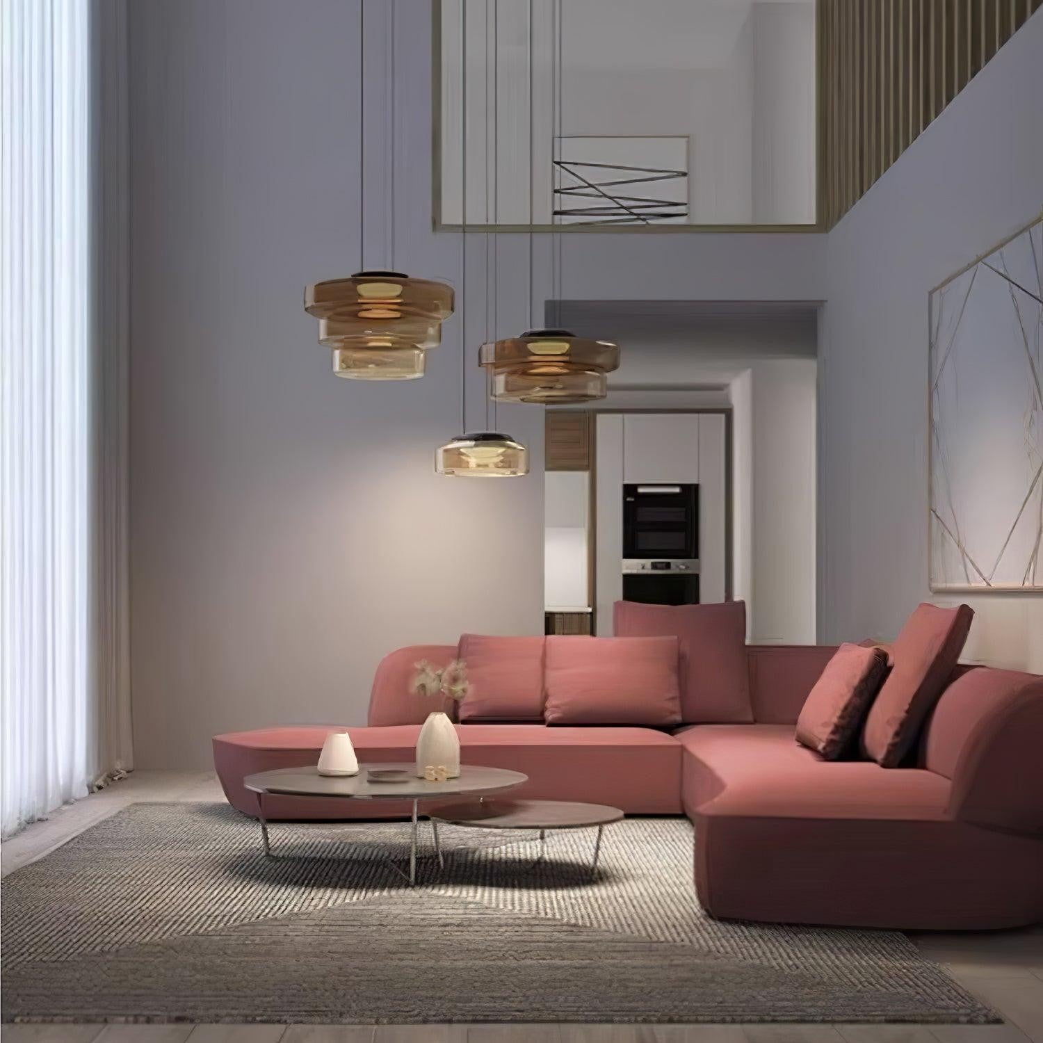 Tiered Aura Pendant Light