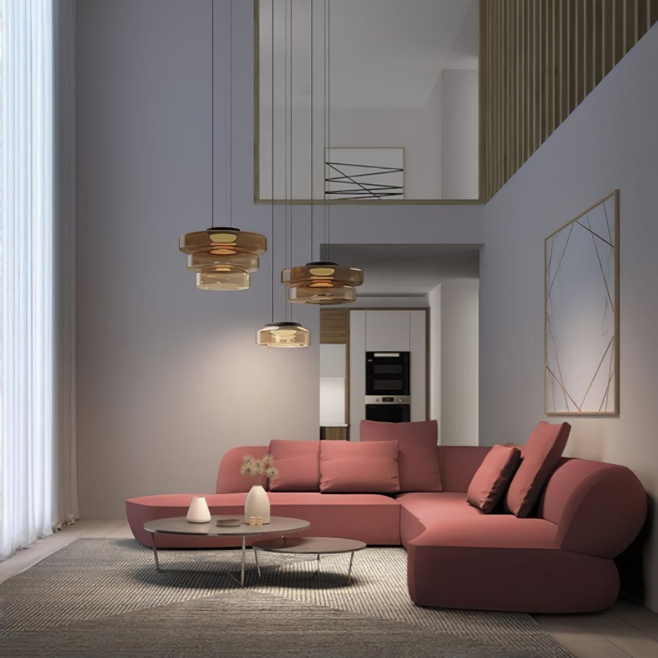 Tiered Aura Pendant Light
