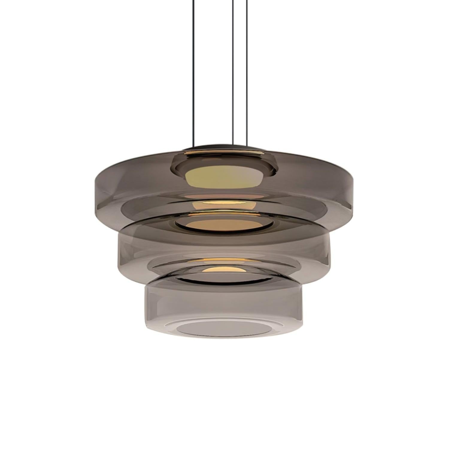 Tiered Aura Pendant Light