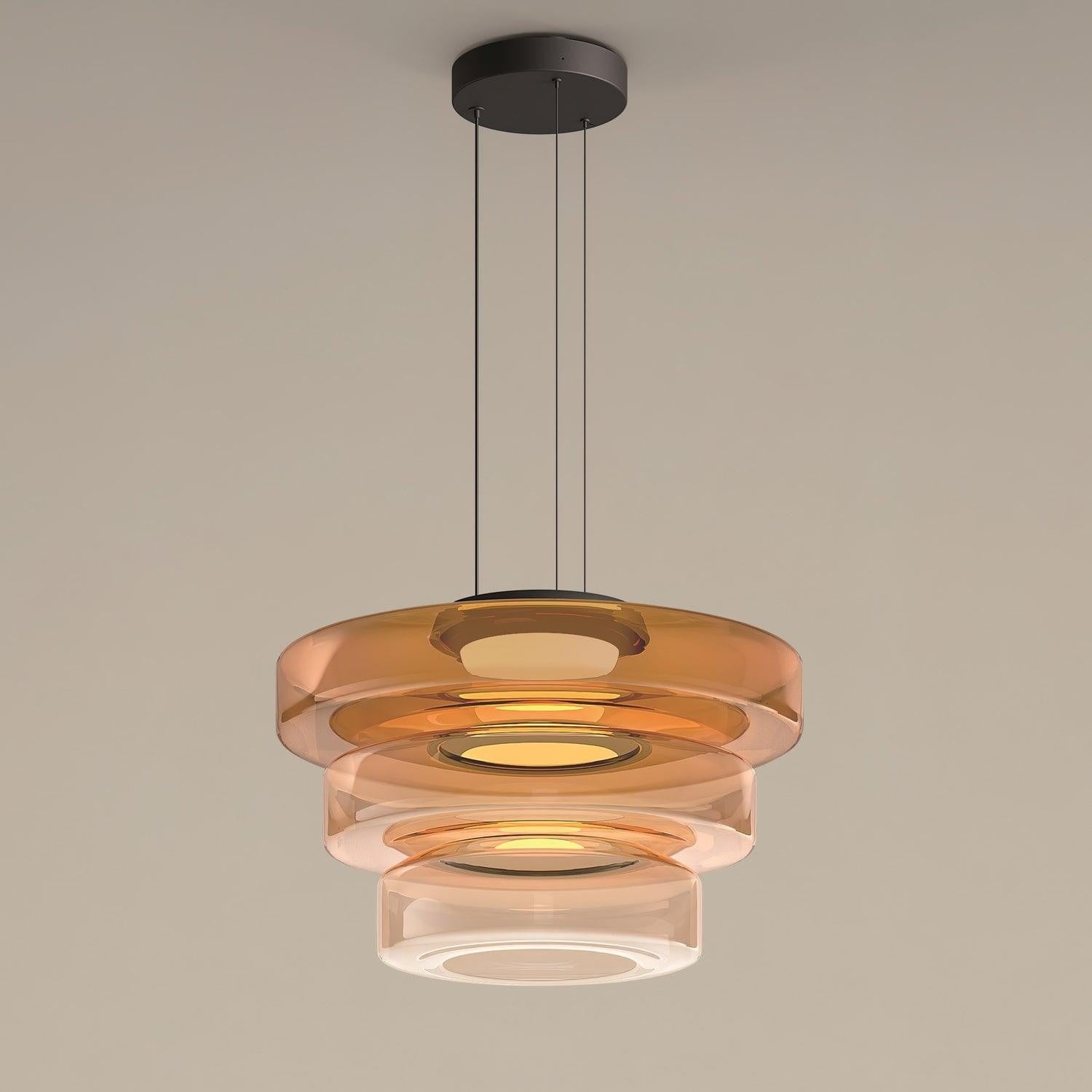 Tiered Aura Pendant Light