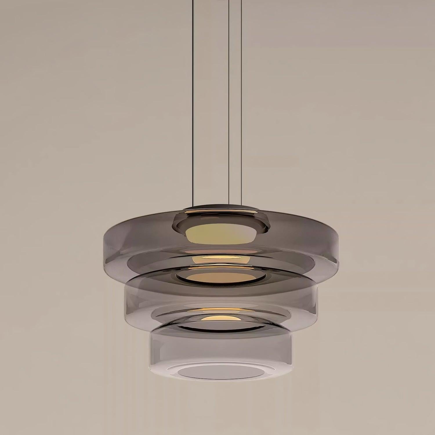 Tiered Aura Pendant Light