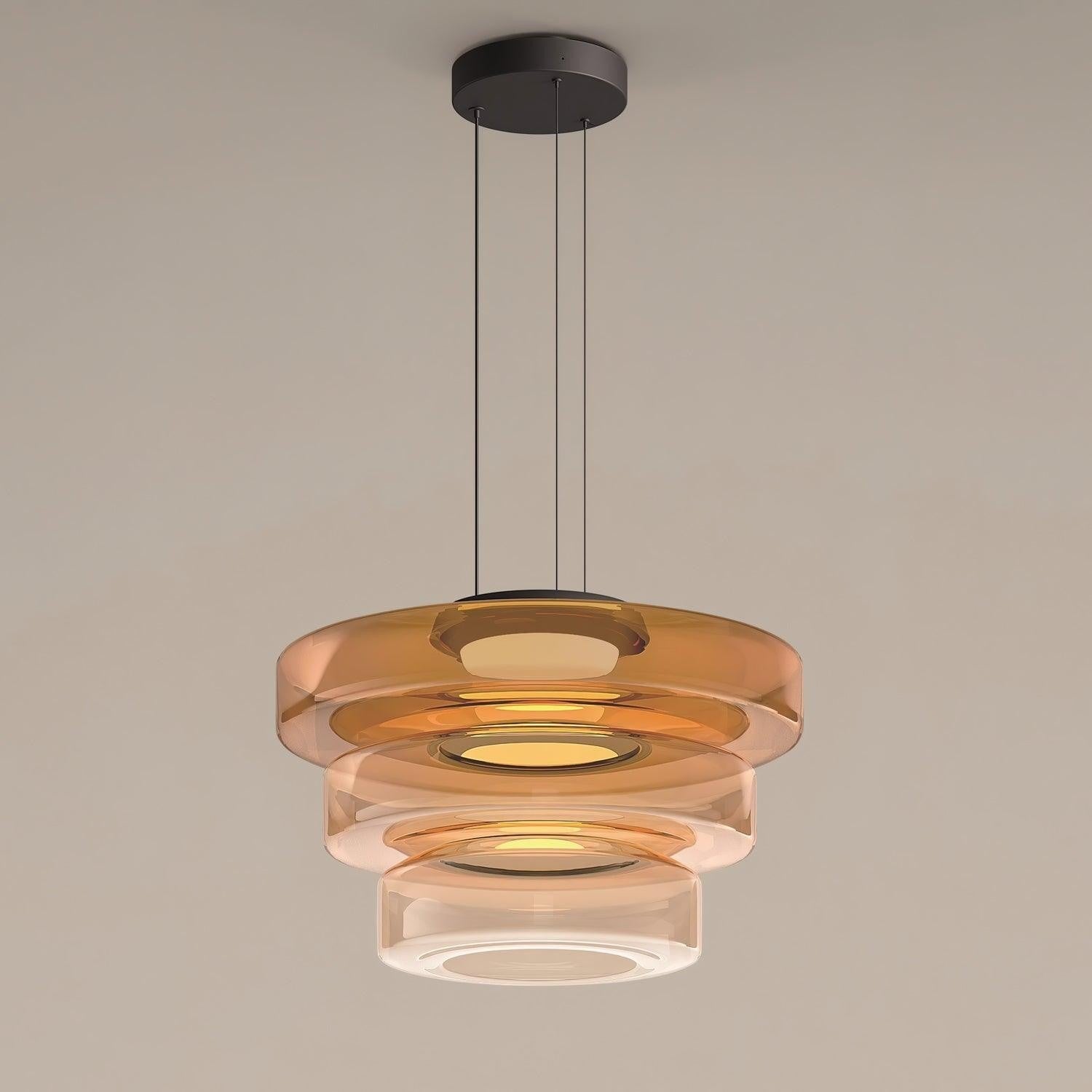 Tiered Aura Pendant Light