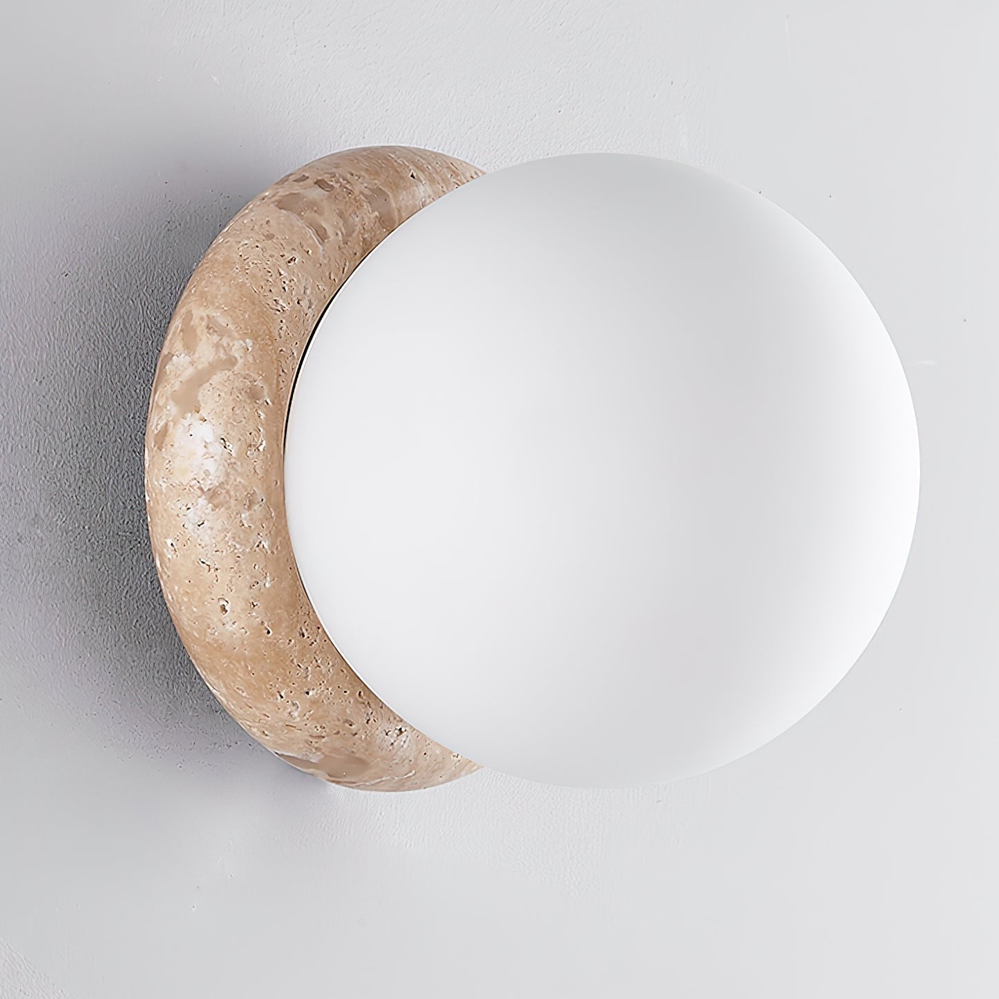 Travara Stone Wall Light, Bedroom Wall Sconce, detail 11