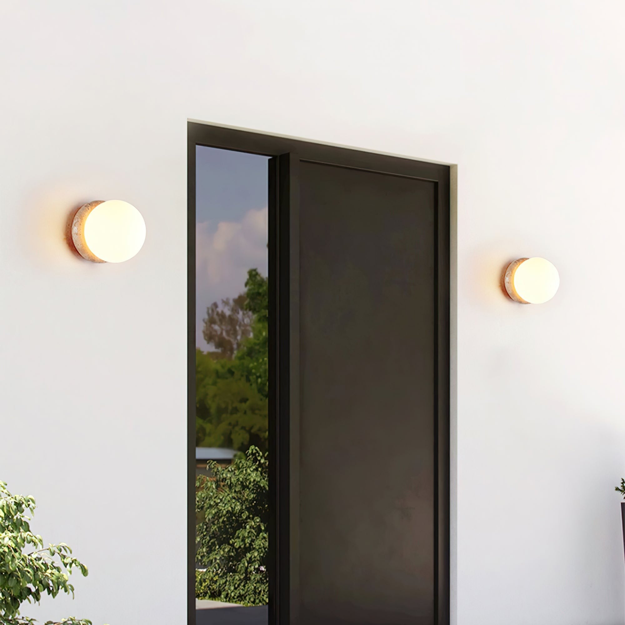 Travara Stone Wall Light, Bedroom Wall Sconce, detail 8