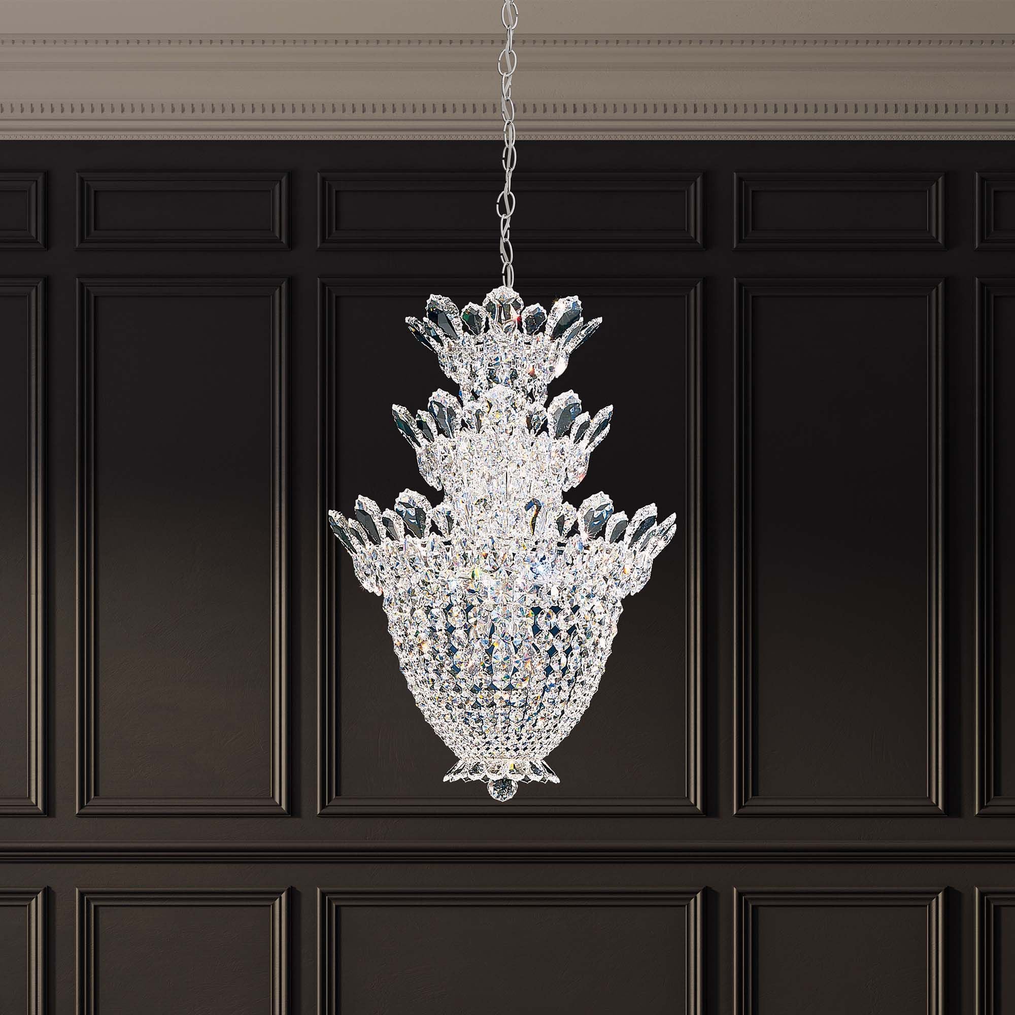 Trilliane 28"H X 15-Light Crystal Chandelier