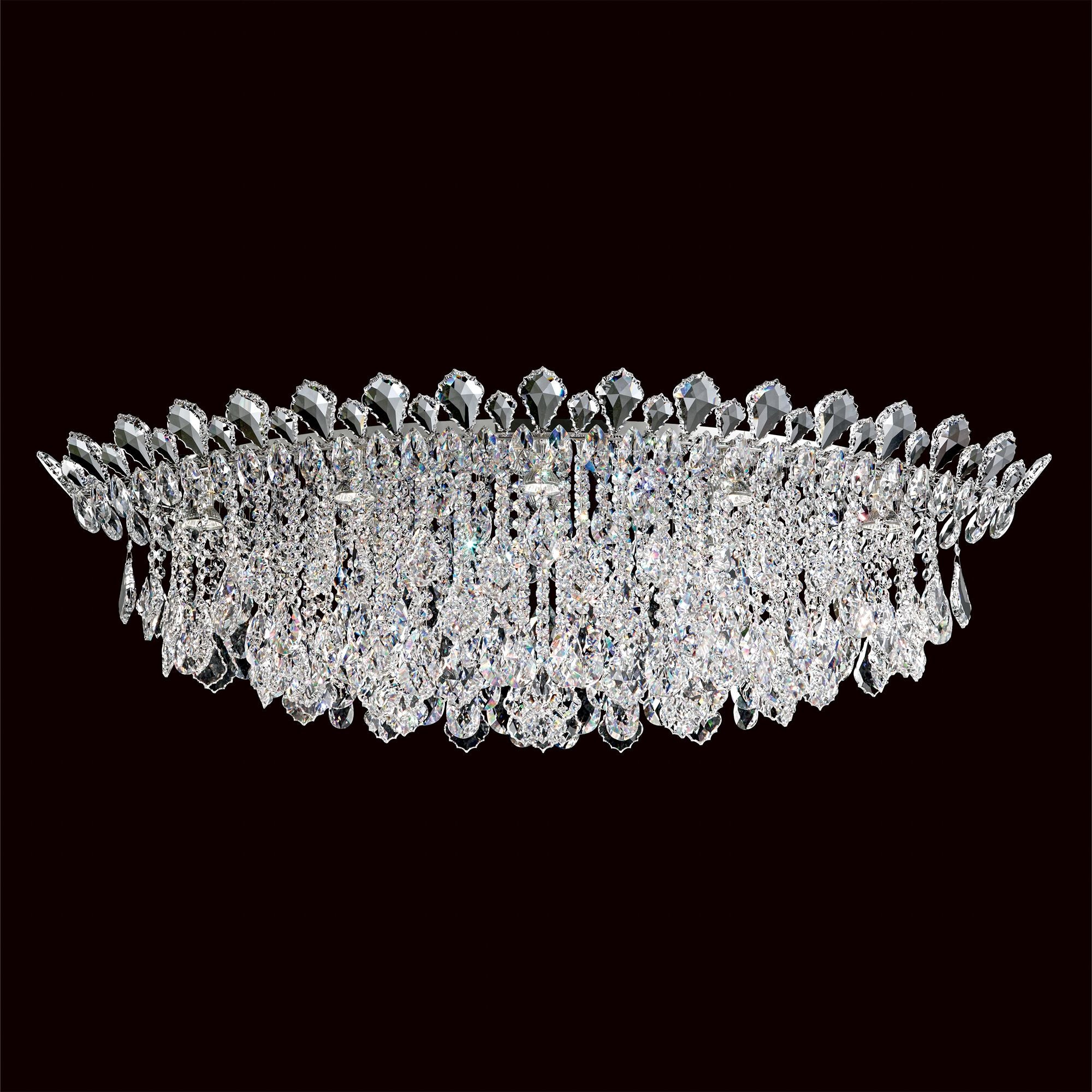 Trilliane Strands 15.5"H X 45"W 8-Light Crystal Chandelier