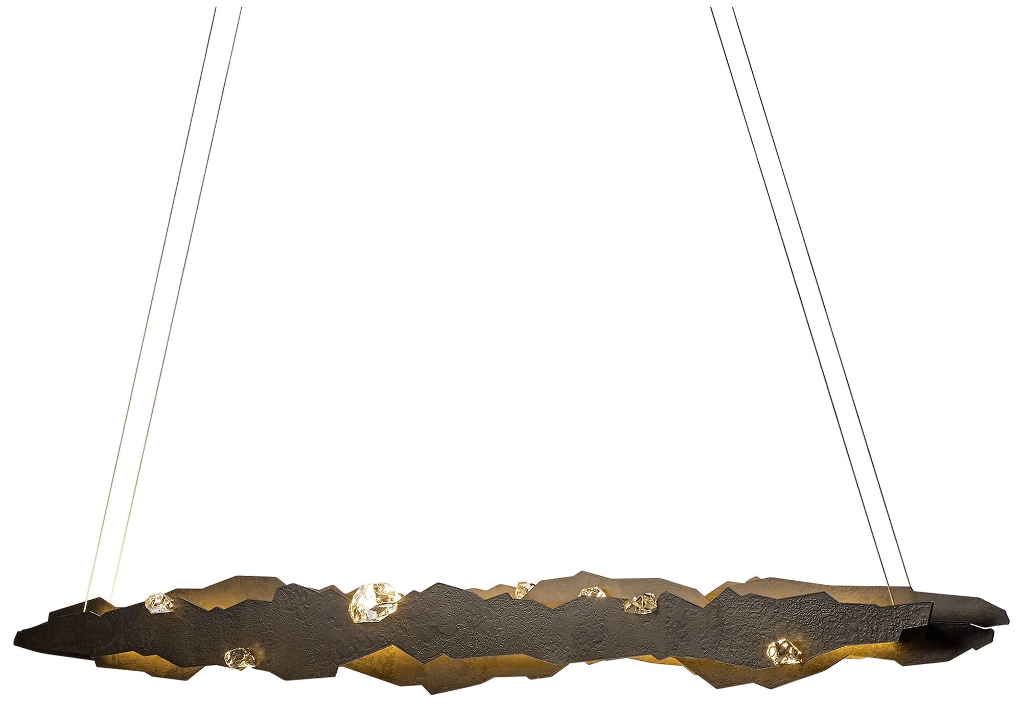 Trove LED Dark Smoke Chandelier