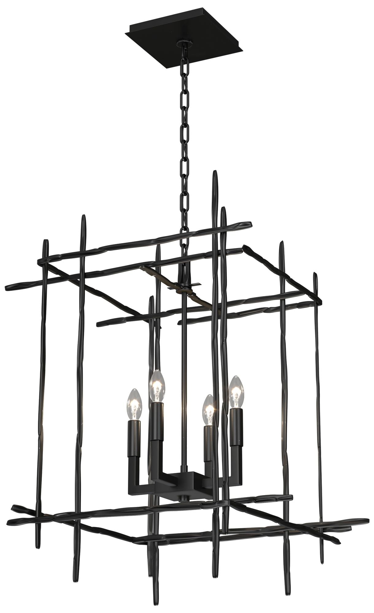 Tura 4-Light Ink Medium Chandelier