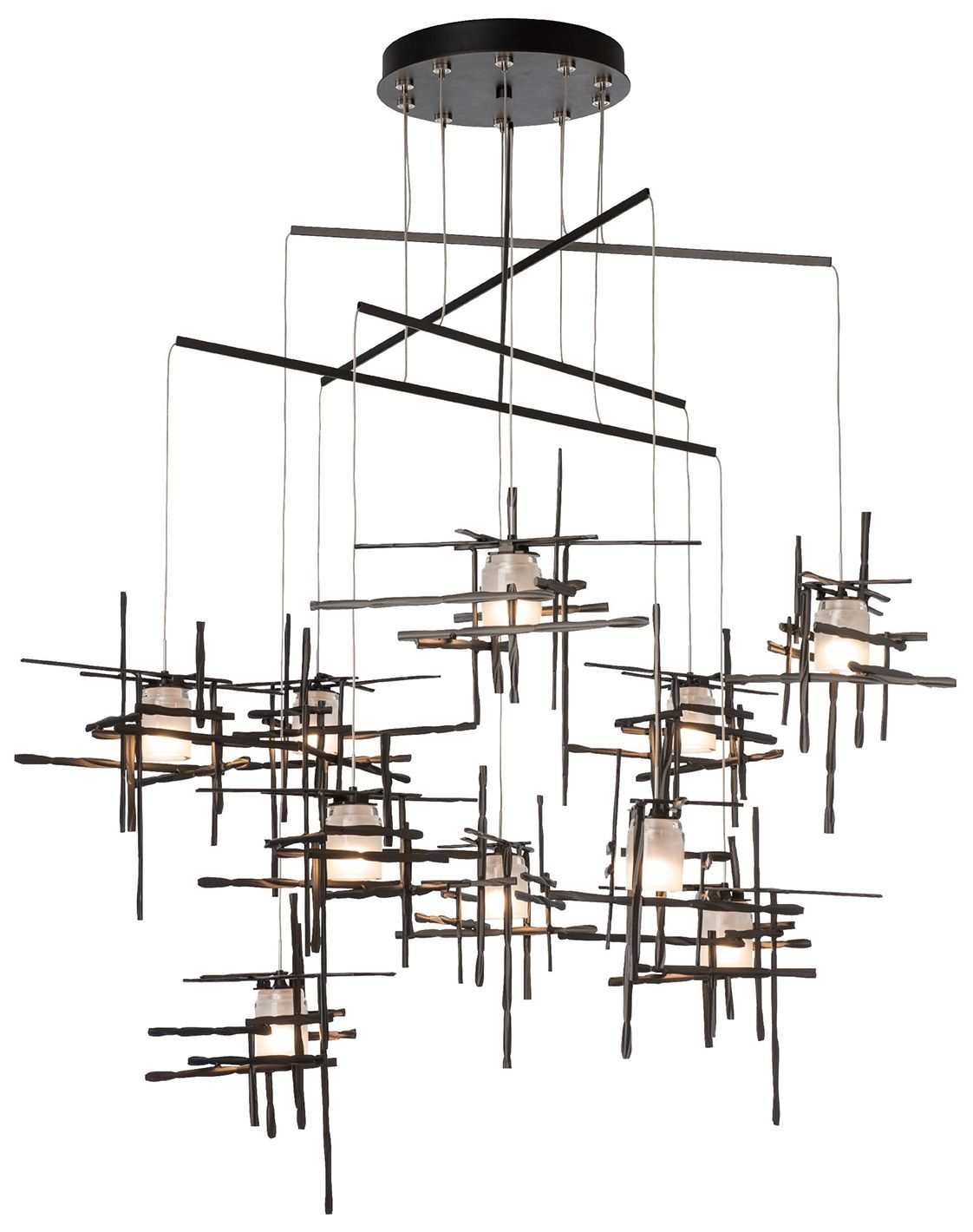 Tura 10-Light Oil Rubbed Bronze Chandelier