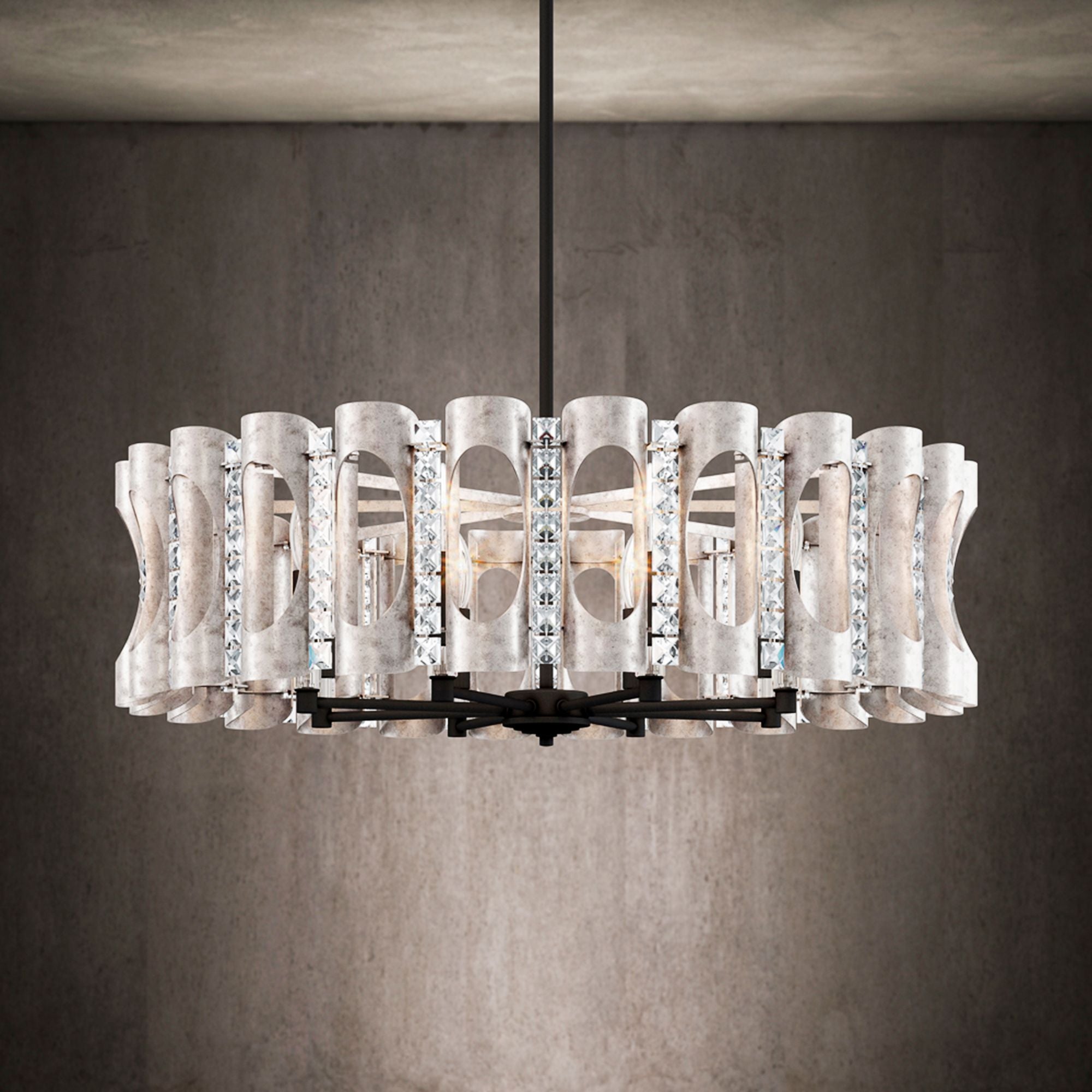 Twilight 8.5"H X 8-Light Crystal Chandelier