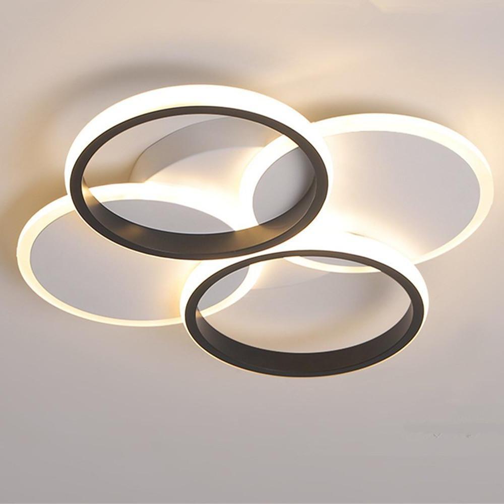 4 Circle Flush Mount Ceiling Light Geometrical LED