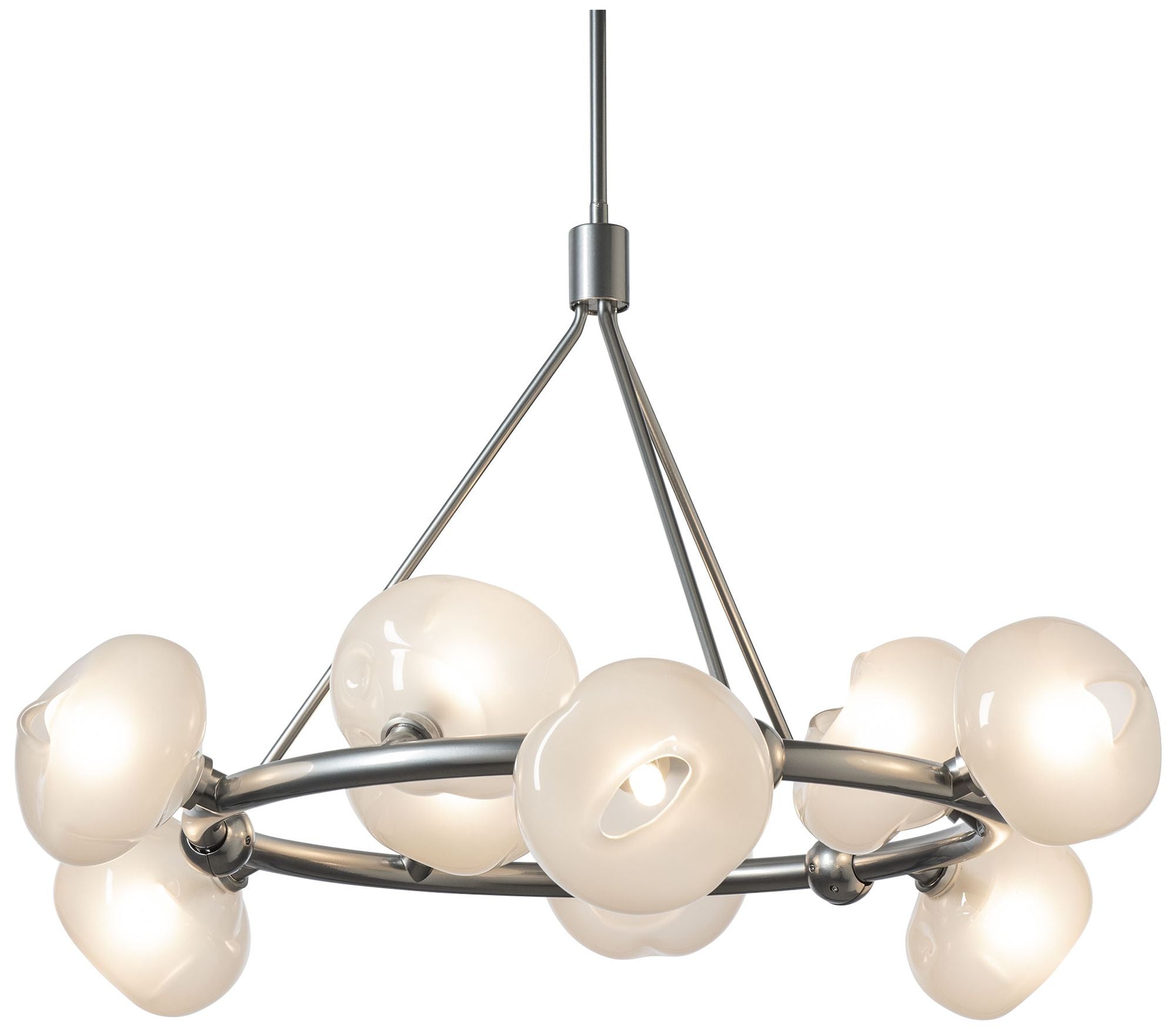 Ume 9-Light Sterling Ring Pendant