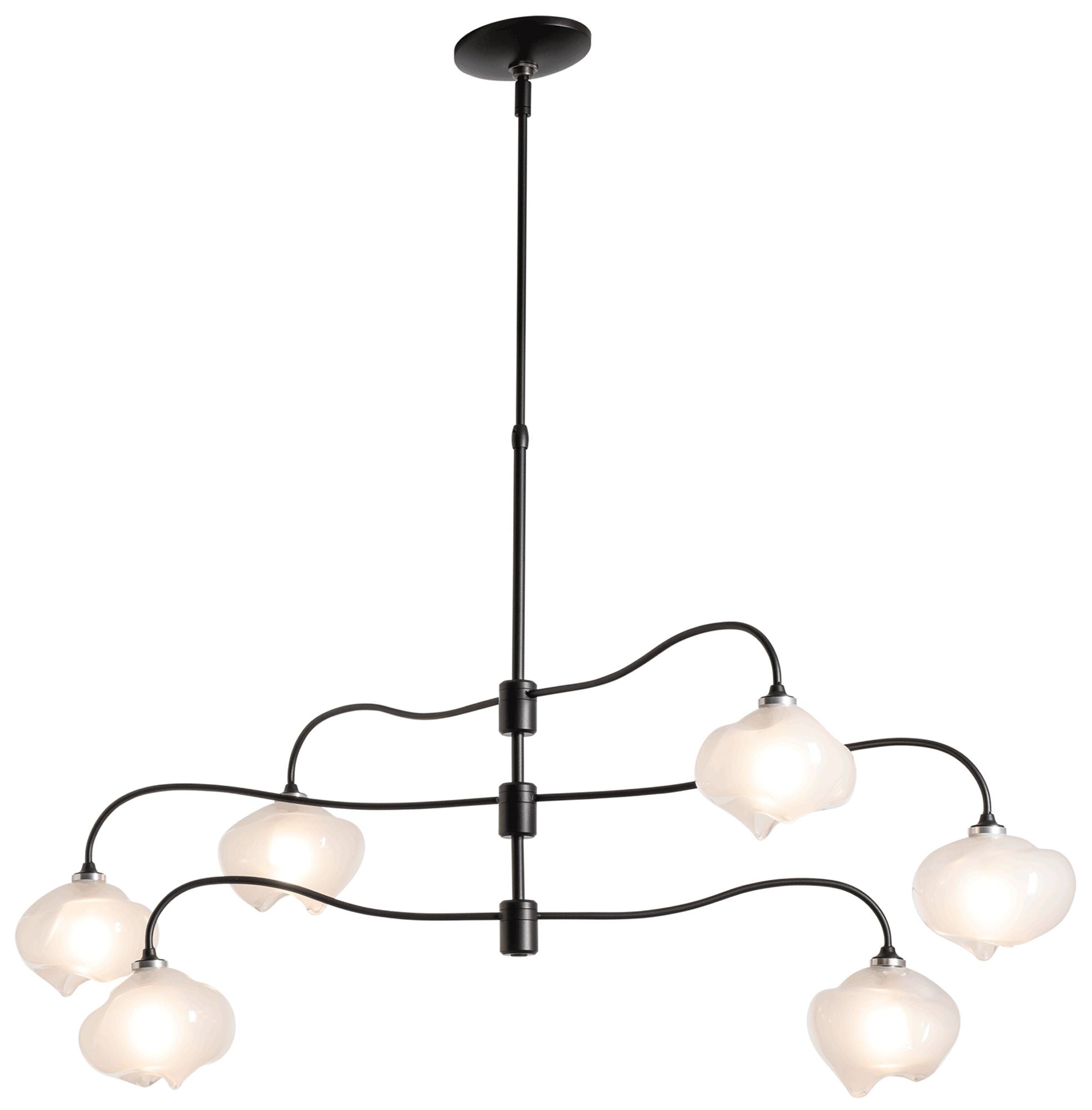 Ume 6-Light Black Chandelier
