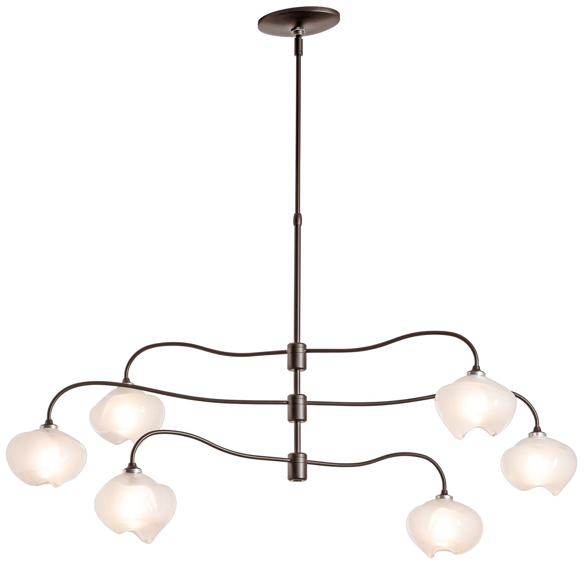 bronze chandelier shown as a main product image for dining rooms