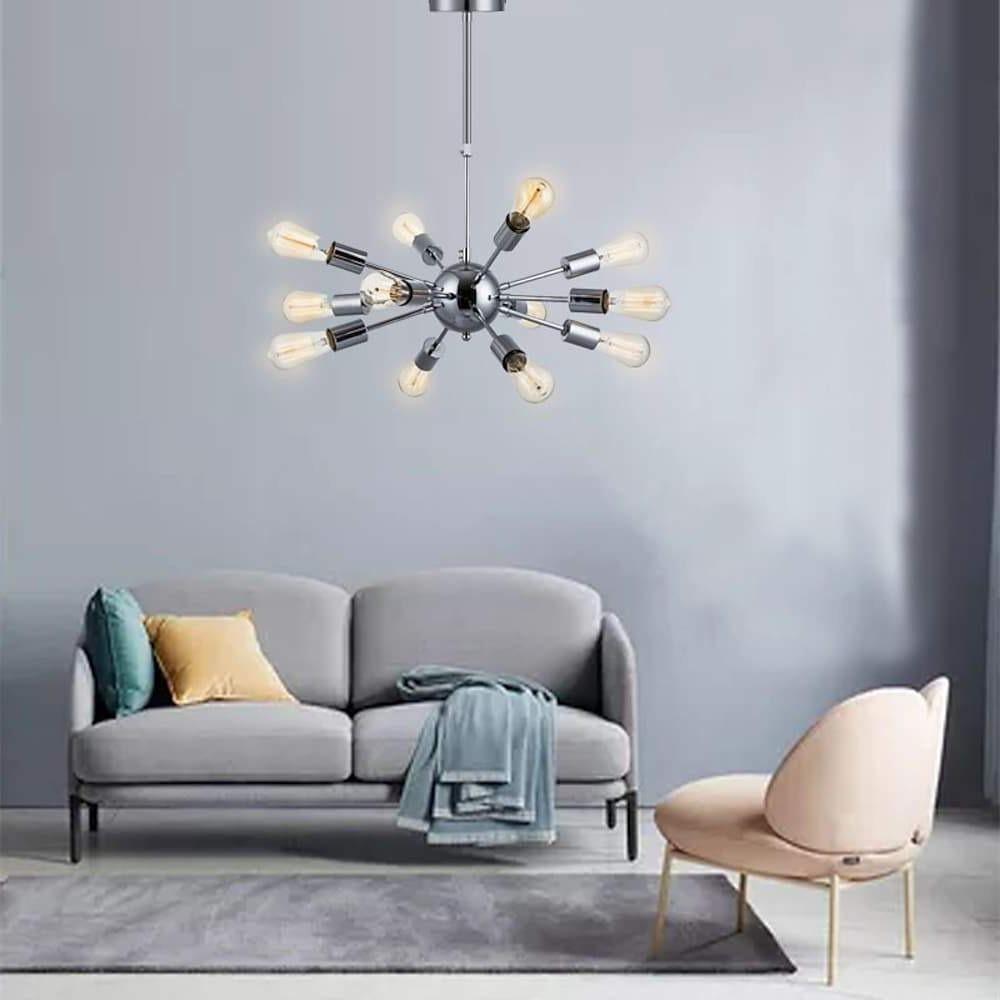 Cluster Sputnik Chandelier Mid-Century Chandelier