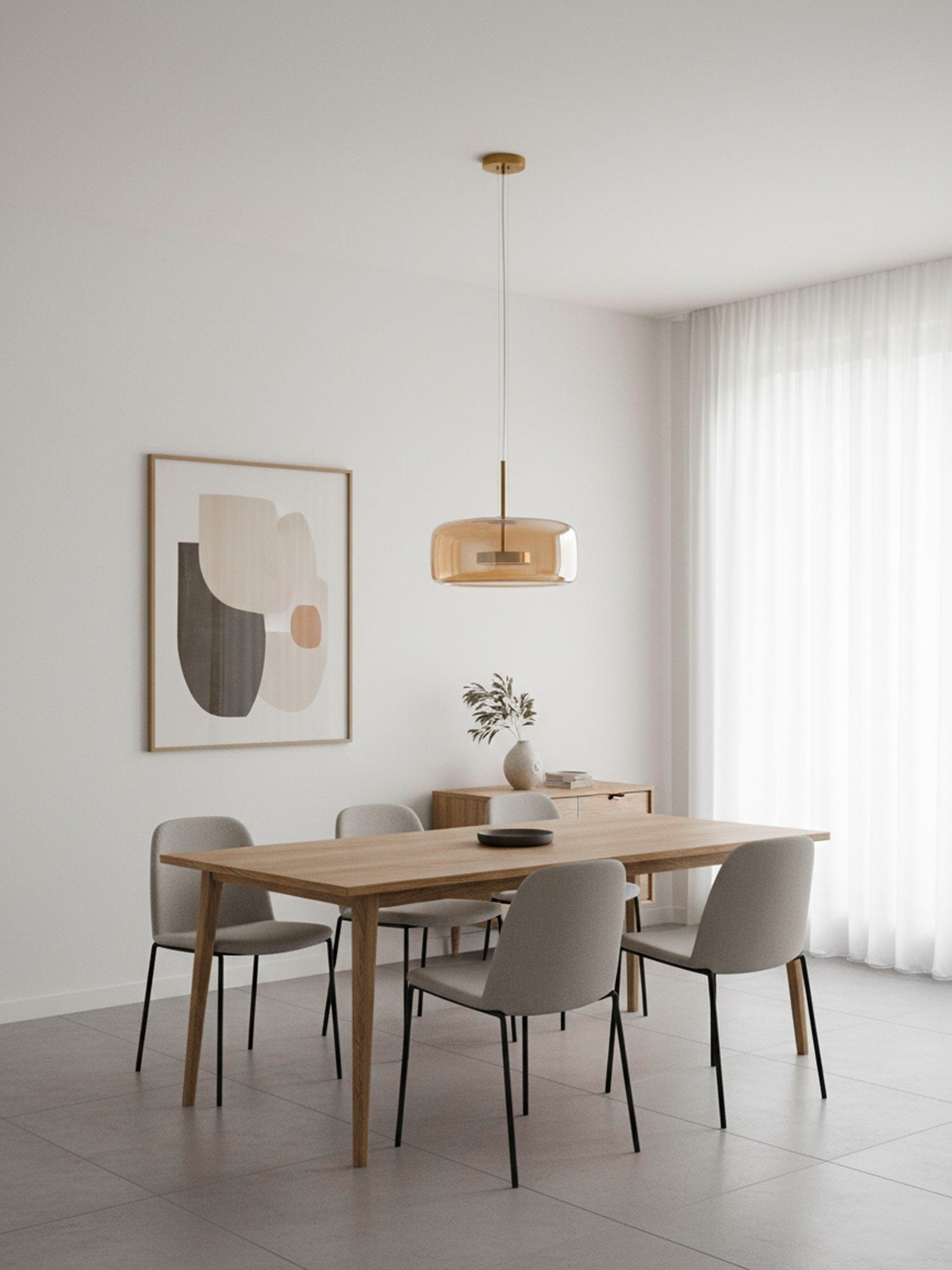 Urban Sphere Glass Pendant Light