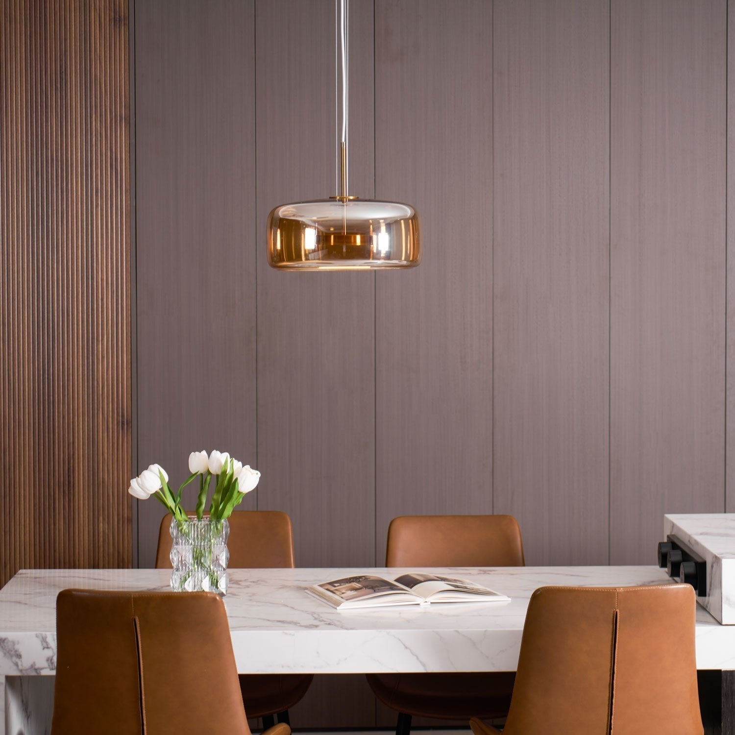 Urban Sphere Glass Pendant Light