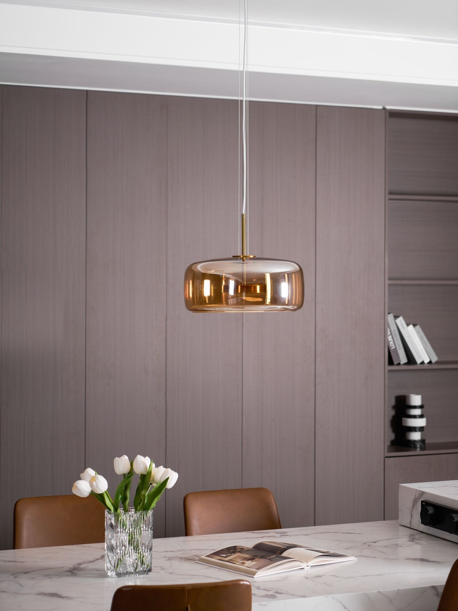 Urban Sphere Glass Pendant Light
