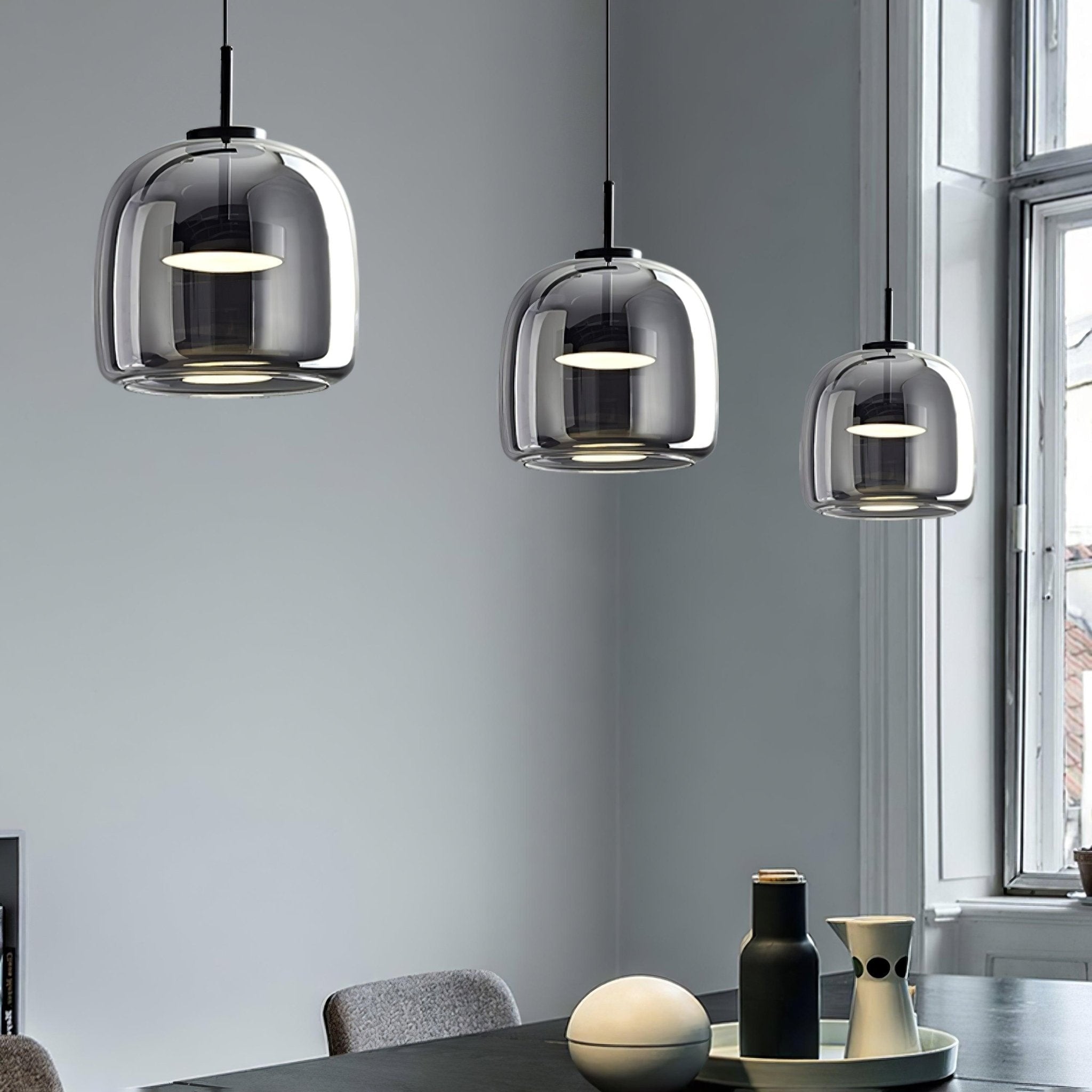 Urban Sphere Glass Pendant Light