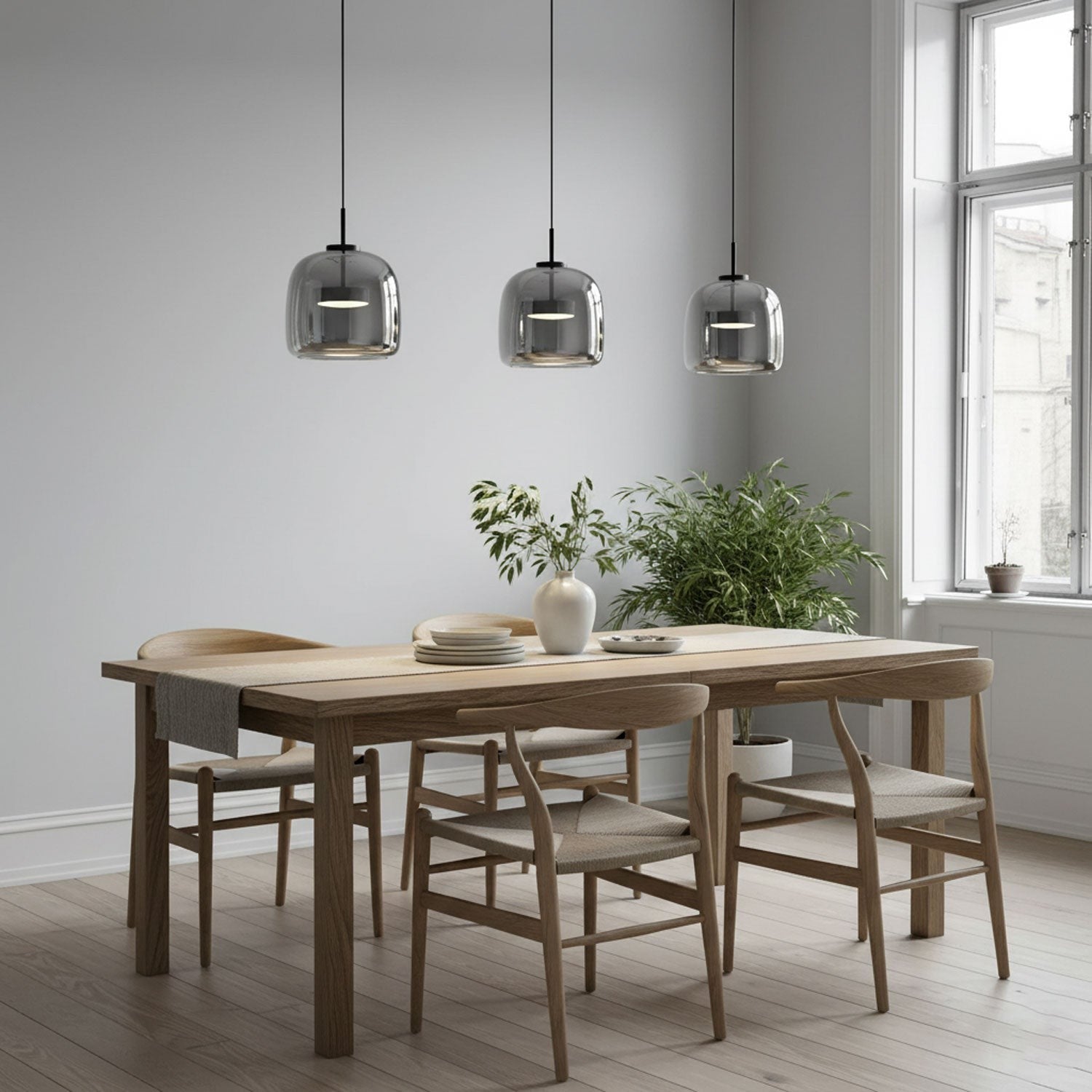 Urban Sphere Glass Pendant Light