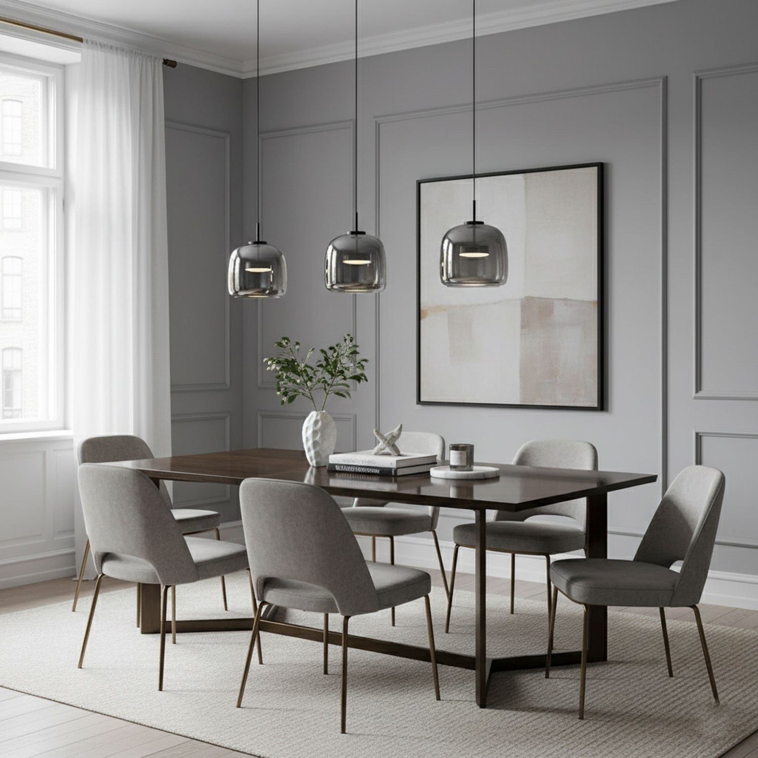 Urban Sphere Glass Pendant Light