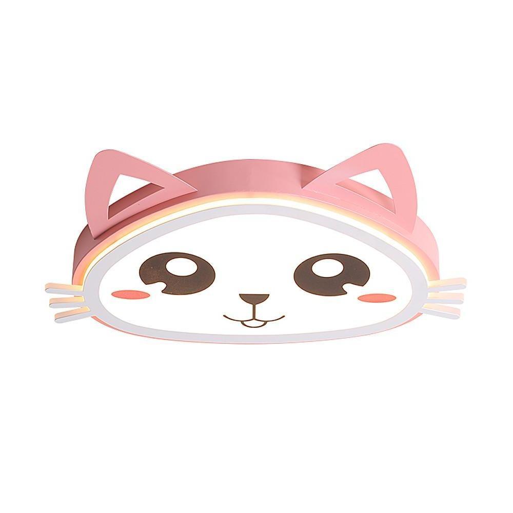 Kitten Bedroom Flush Mount Lighting LED Baby Kids