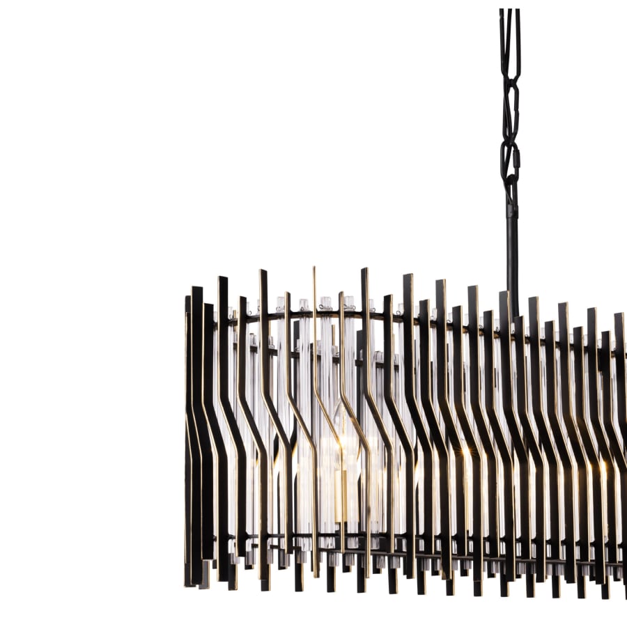 Park Row 6-Light 48" Wide Linear Pendant