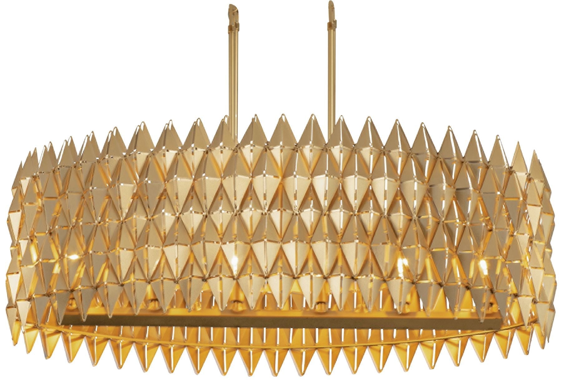 Forever 35.5"W French Gold Island Pendant
