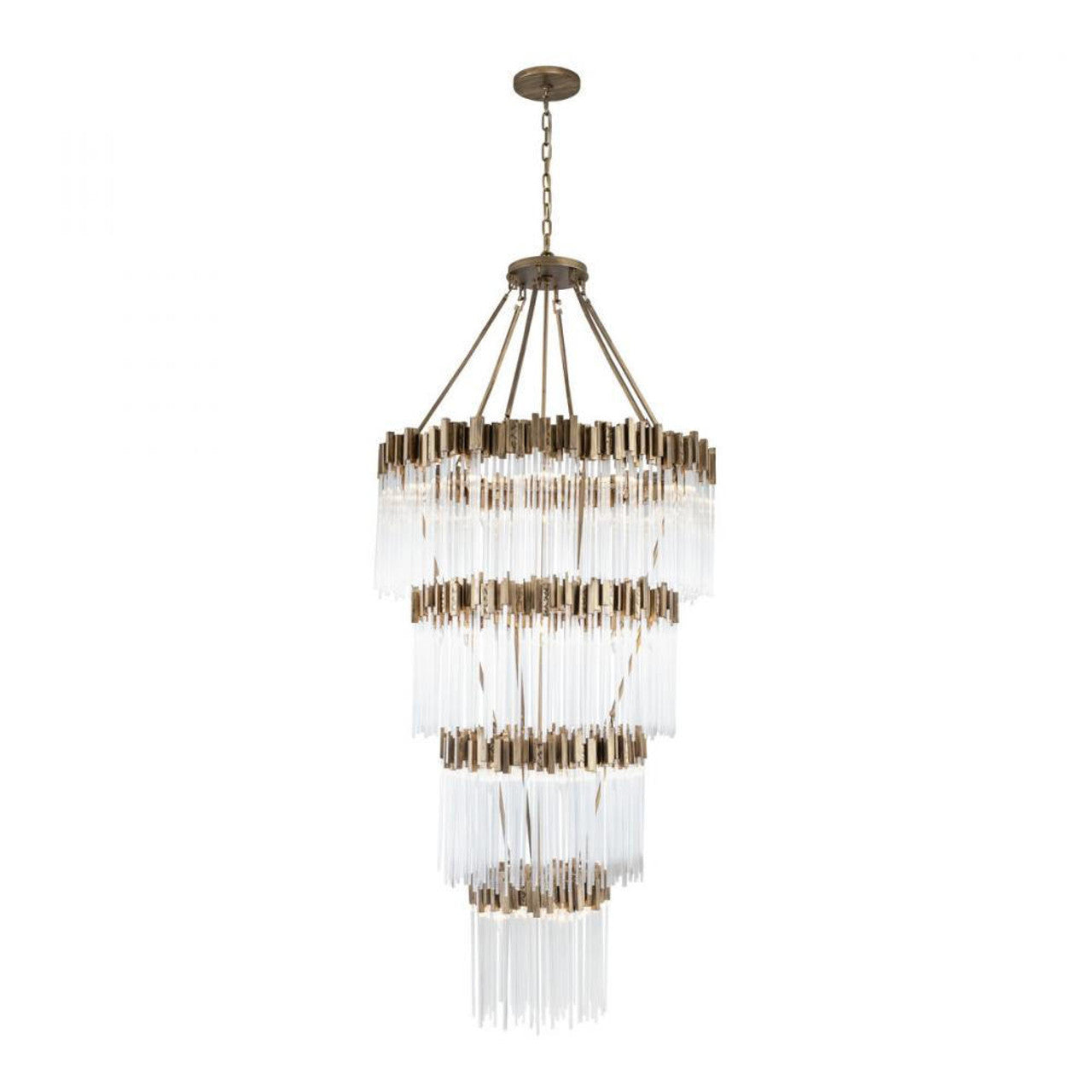 Matrix Two-Tier Chandelier - Rainy Night