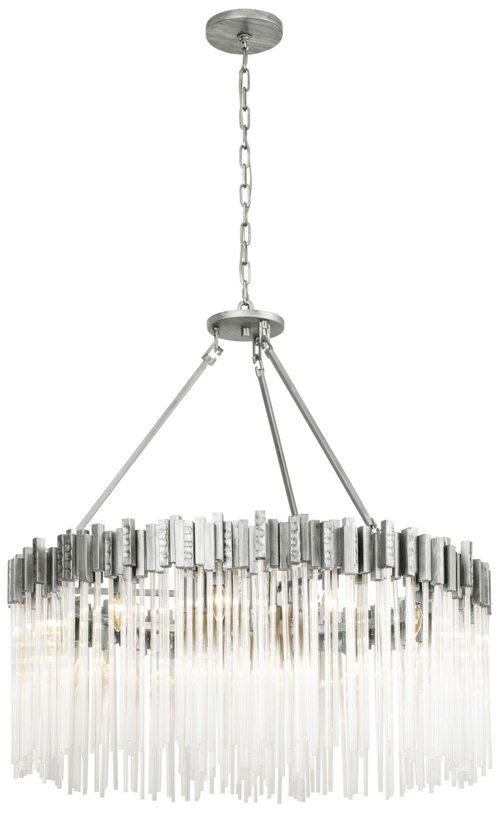 Matrix 40" Wide Rainy Night 12-Light Chandelier
