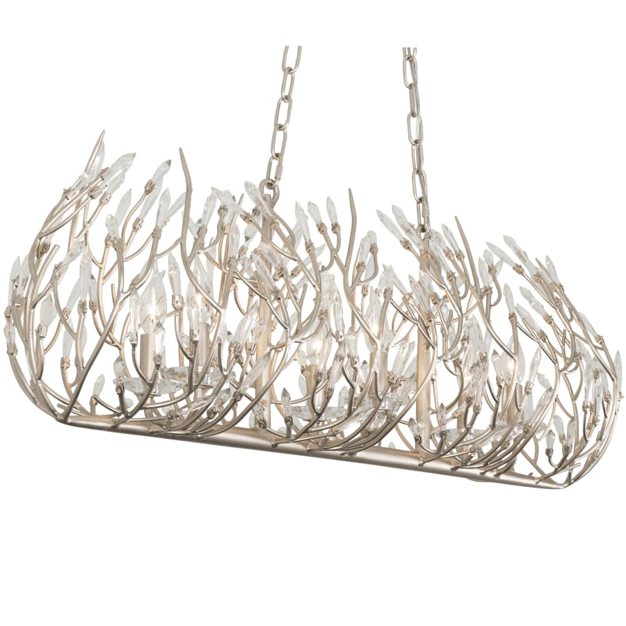 Bask 8-Light 48" Wide Crystal Linear Pendant