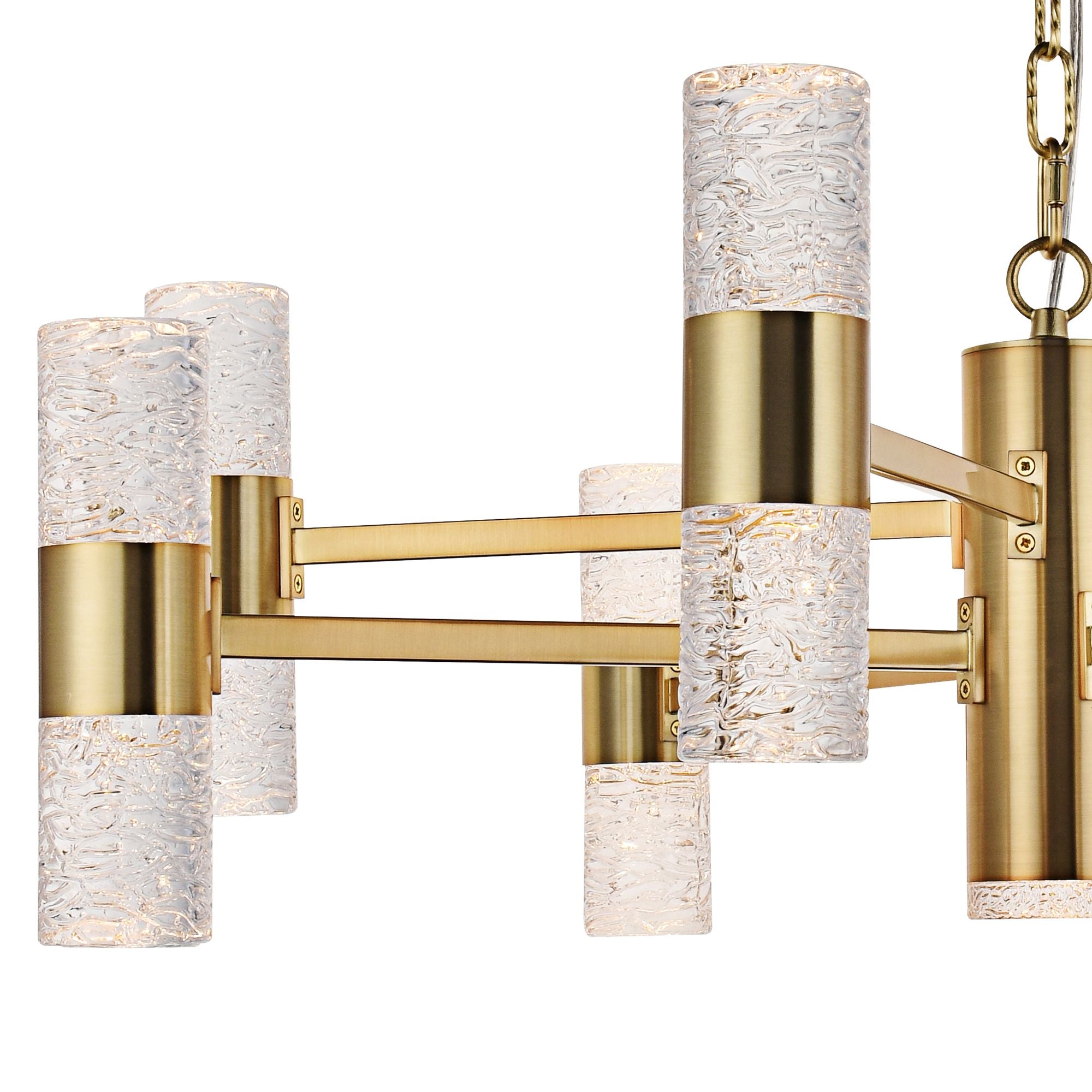 Vega 17-Light Gold Led Chandelier