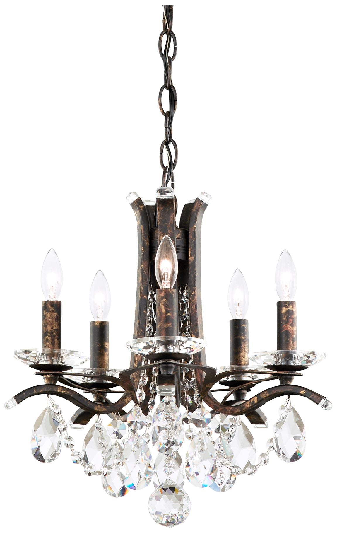 Vesca 15.5"H X 5-Light Crystal Chandelier