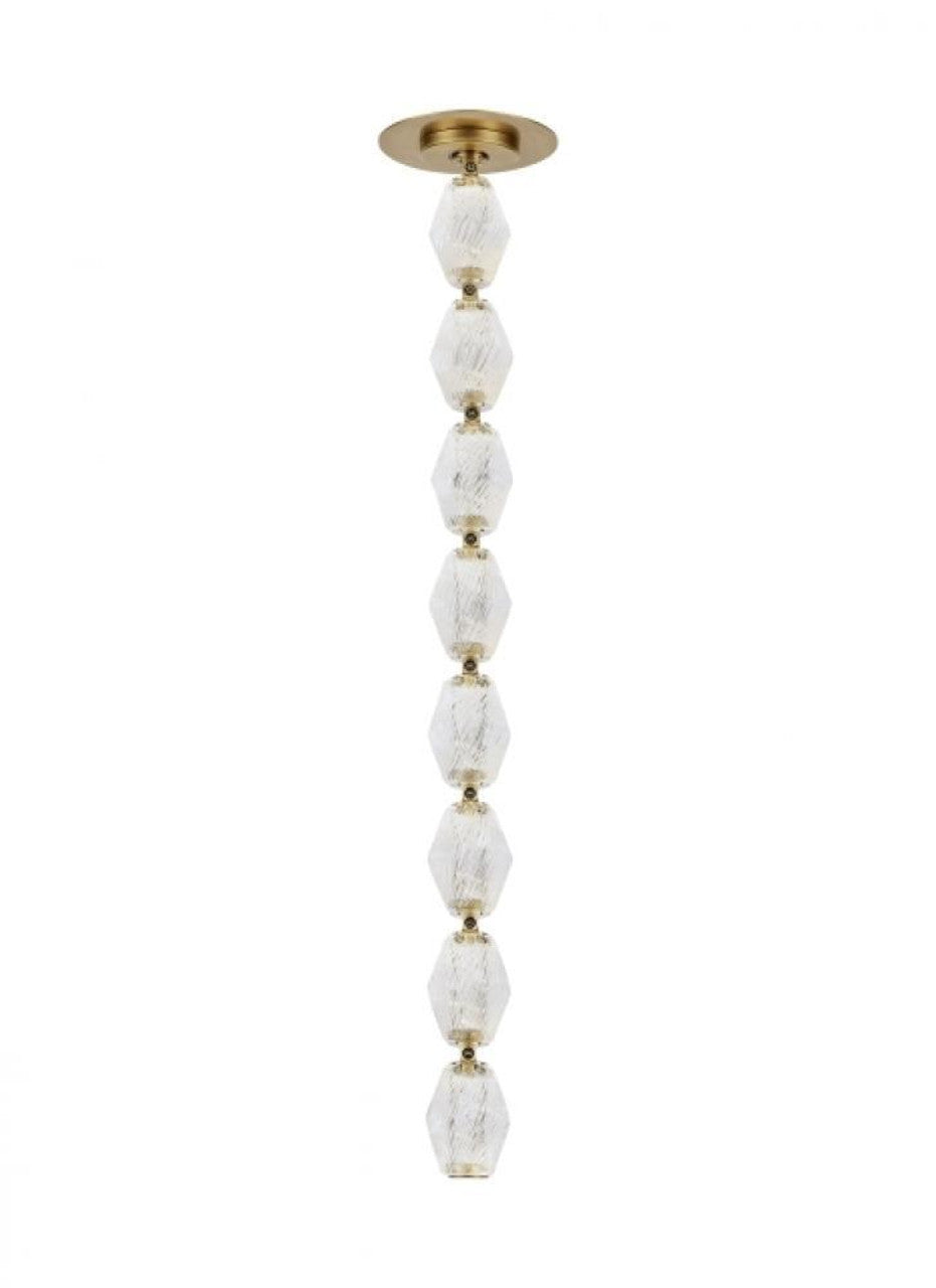 Chrysalis Pendant, 10-Light, White, Polished