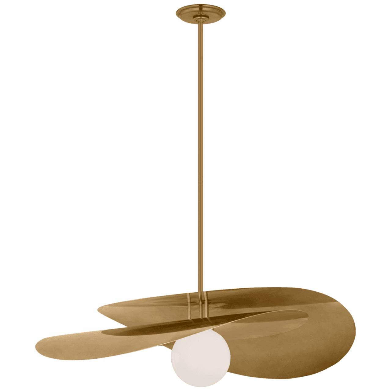 Gatsby Pendant, 3-Light, LED, Ink, 9.2"W (139058-LED-STND-89-CR 5Z5XUX)